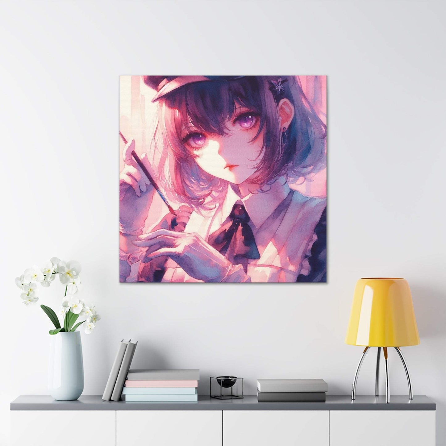 anime art, anime girl poster