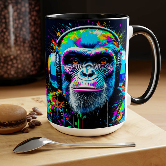 monkey mug, gaming mug