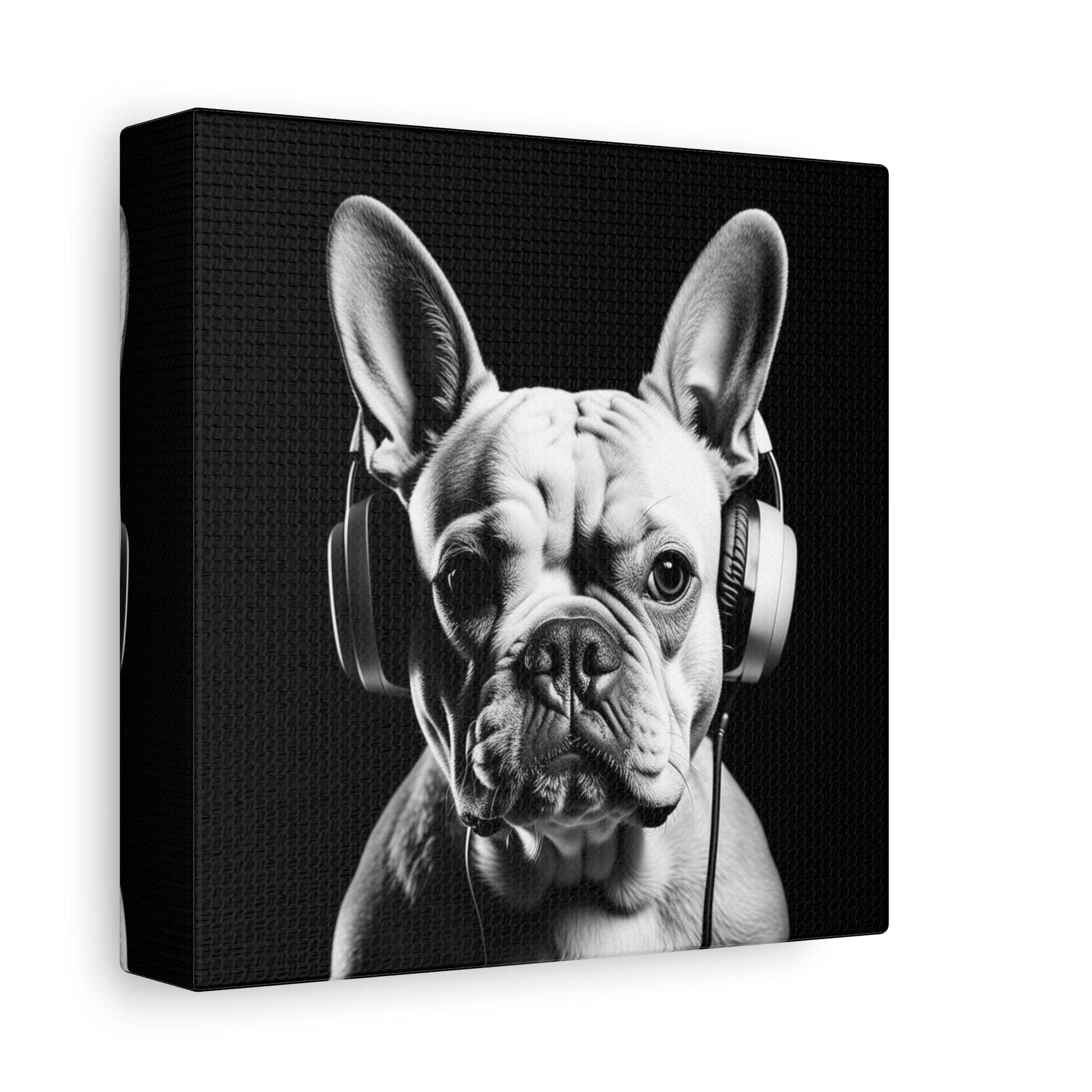 french bulldog artwork, frenchie wall art, gaming wall art