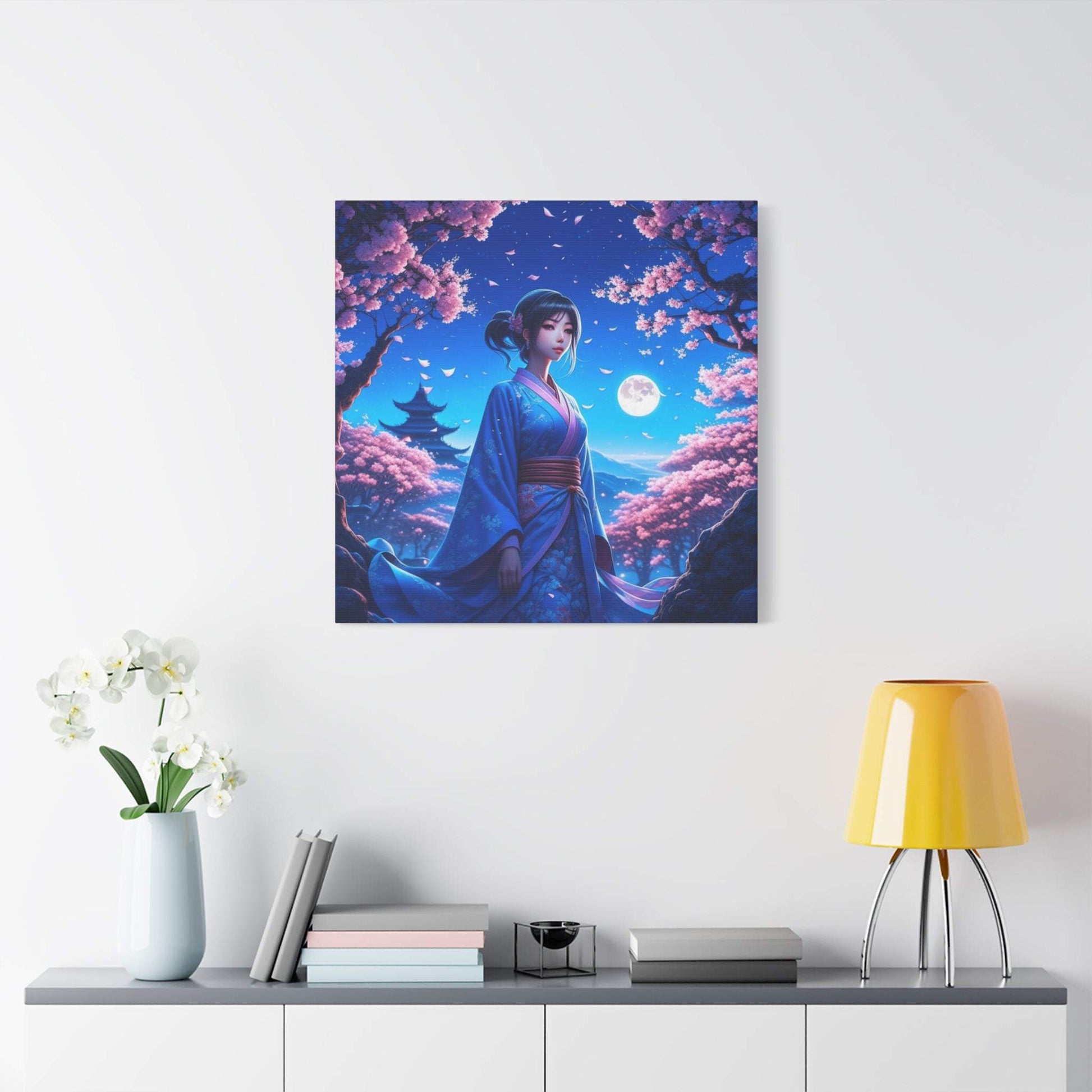 anime art, anime girl poster