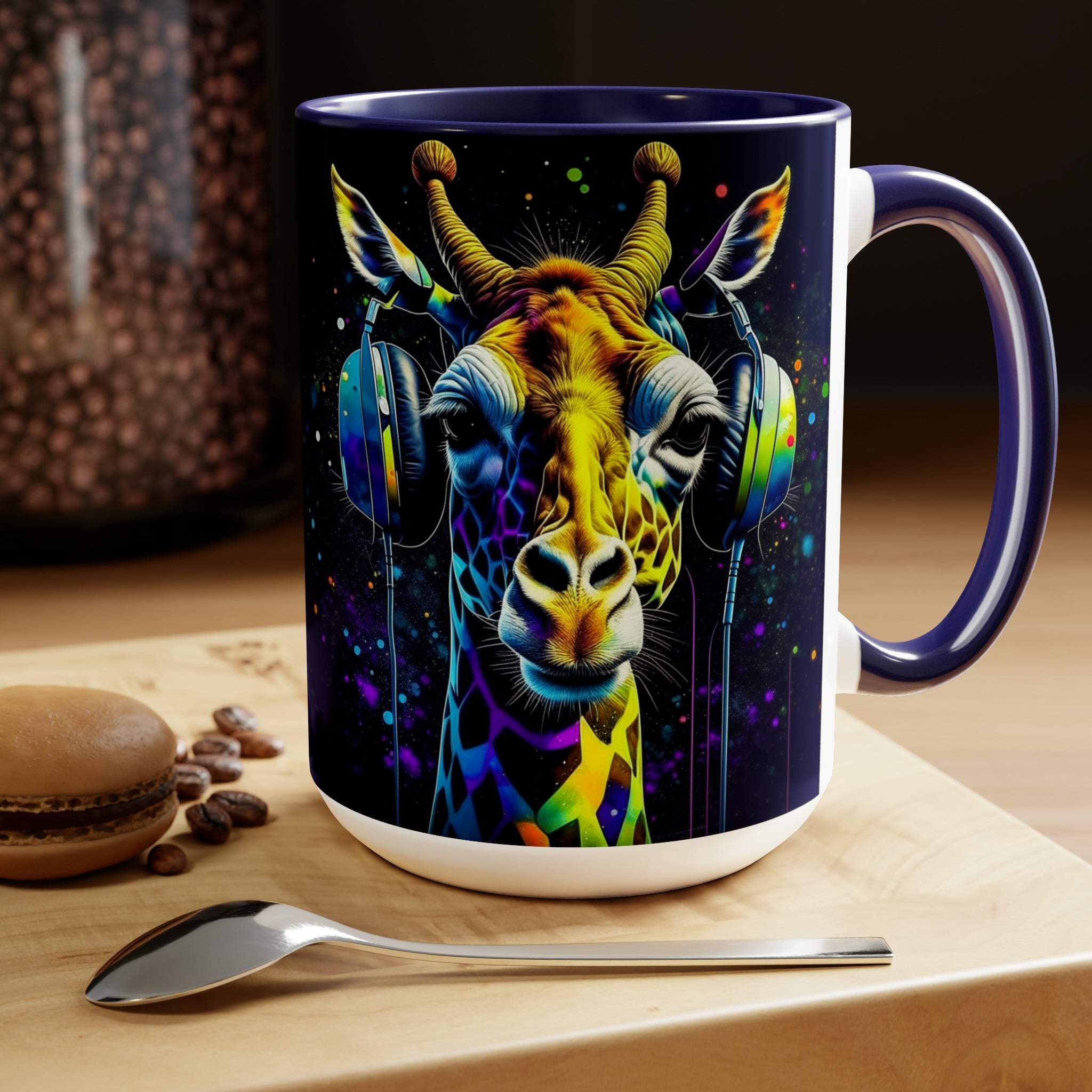 giraffe mug, gaming mug