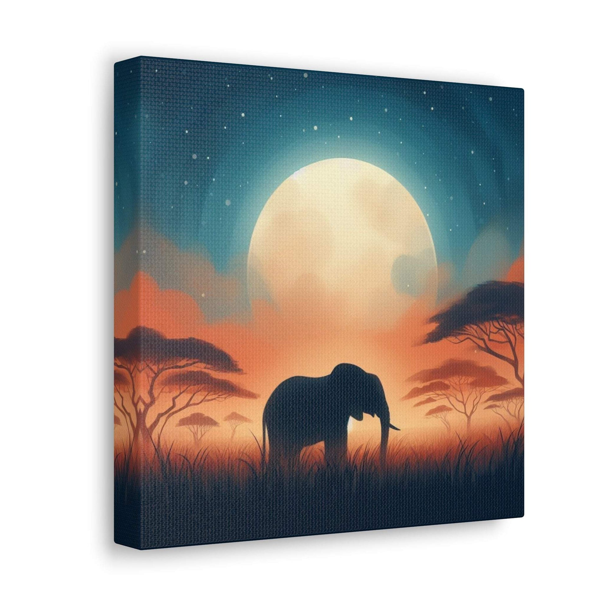 elephant artwork, elephant canvas art