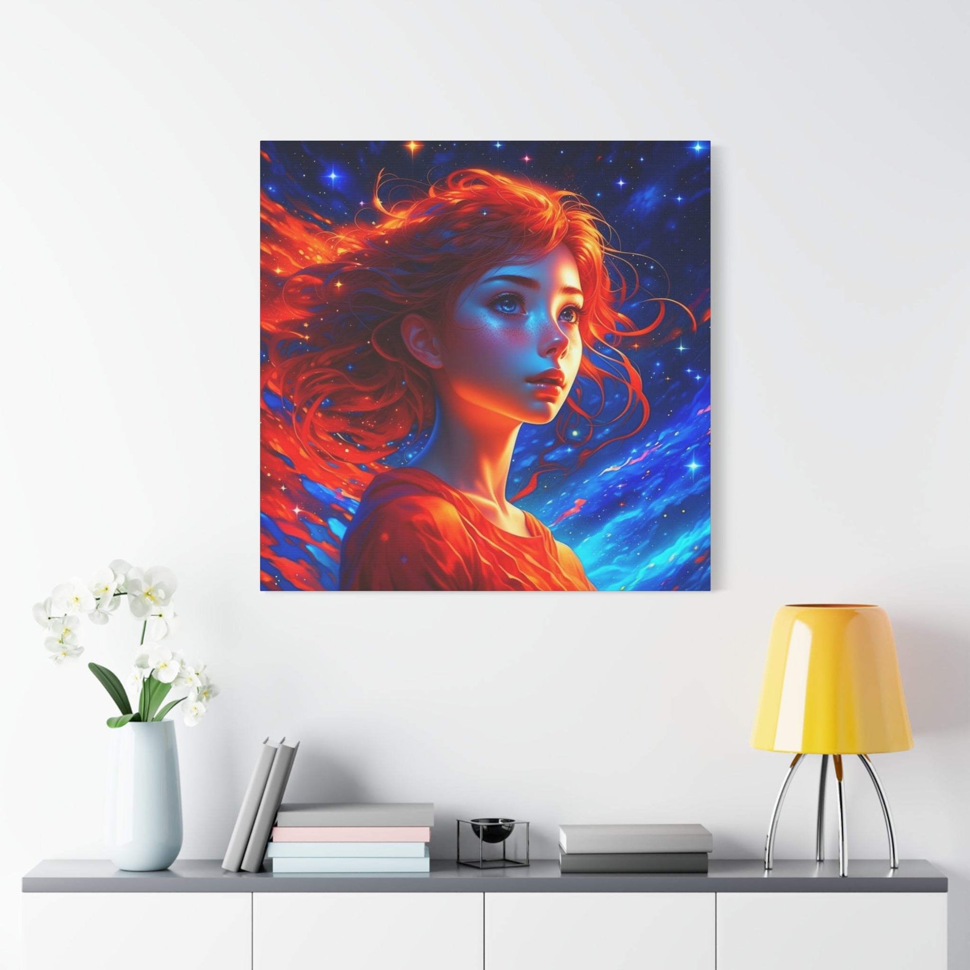 anime art, anime girl poster