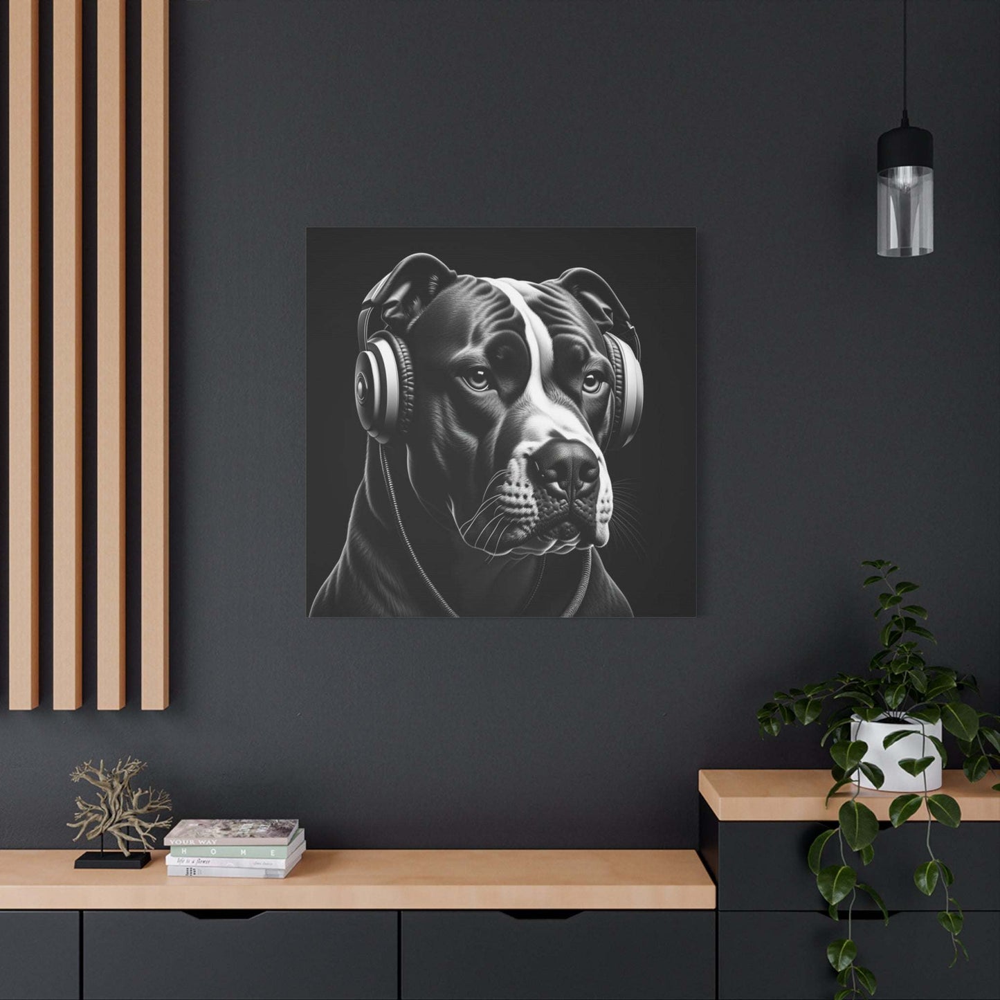 pitbull art, american pitbull artwork, gaming wall art