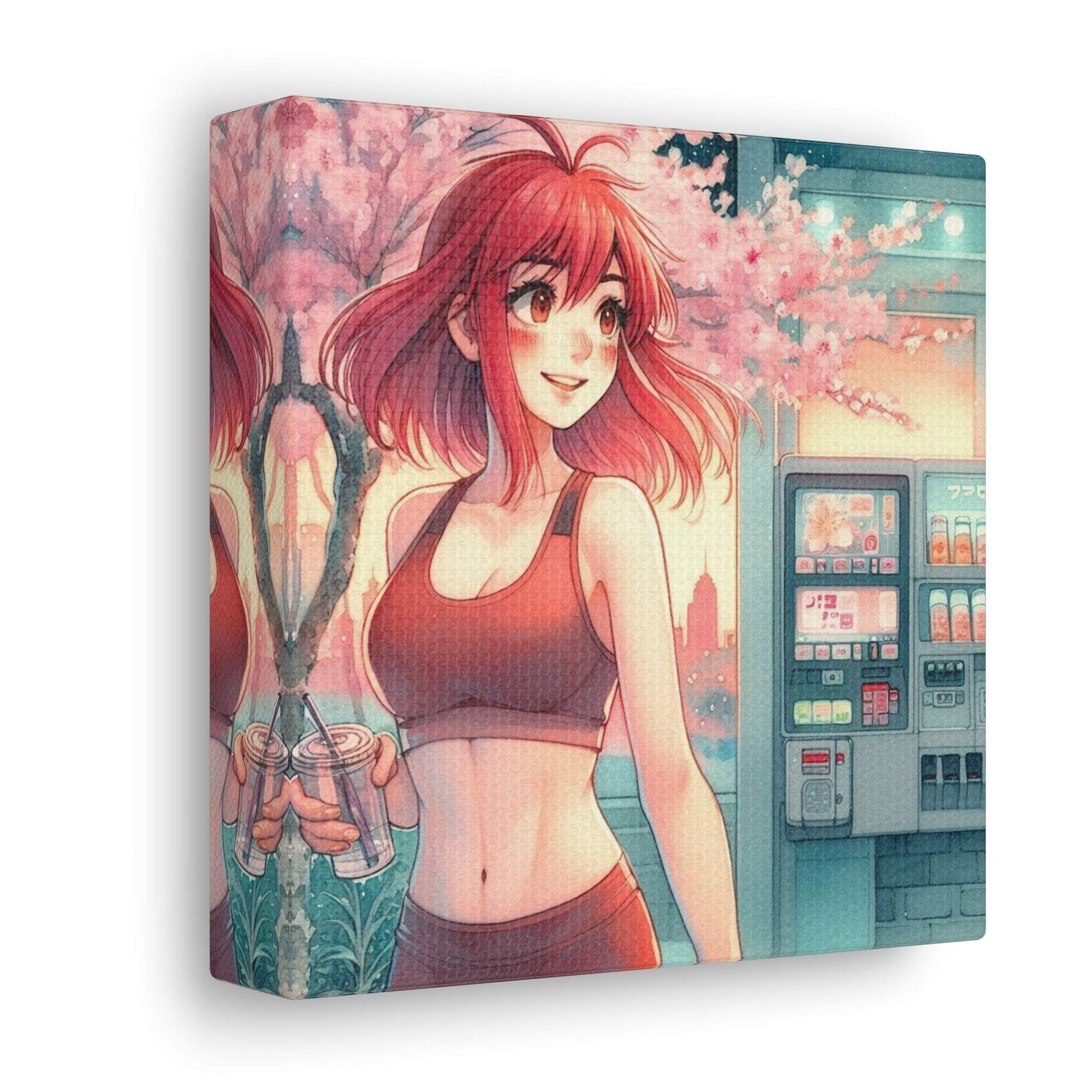 anime art, anime girl poster