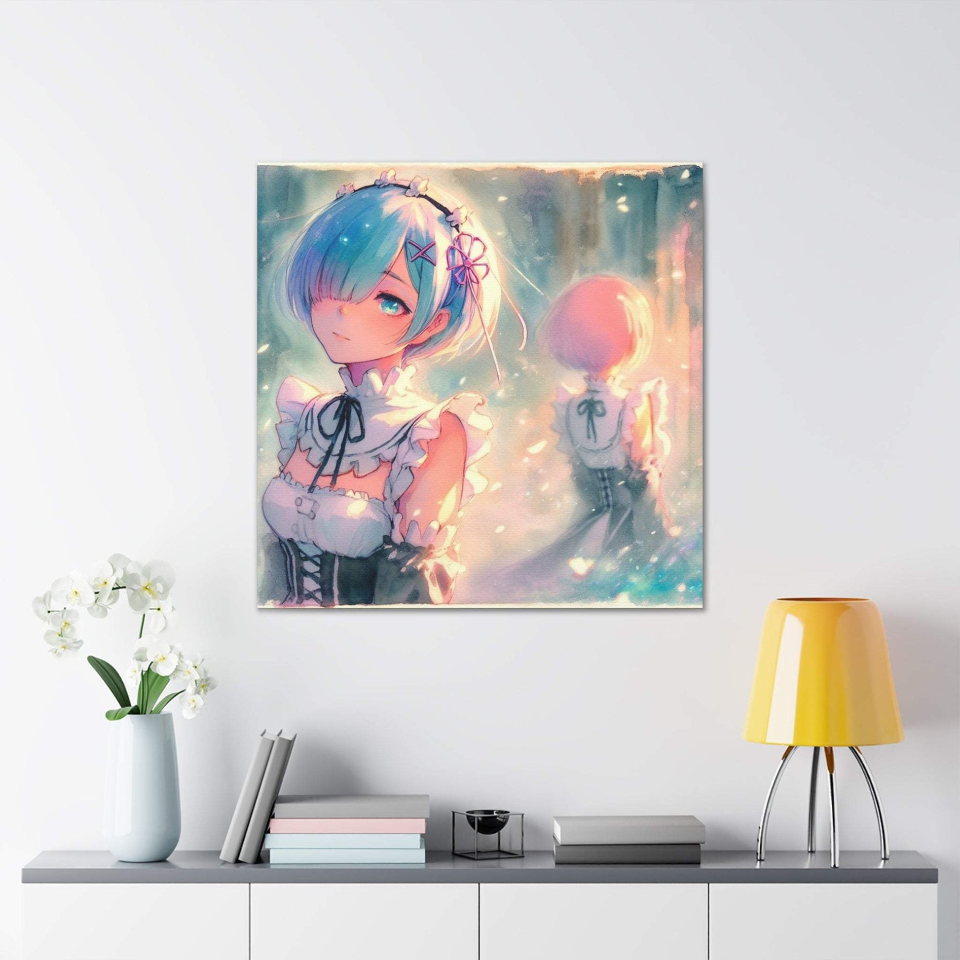 anime art, anime girl poster