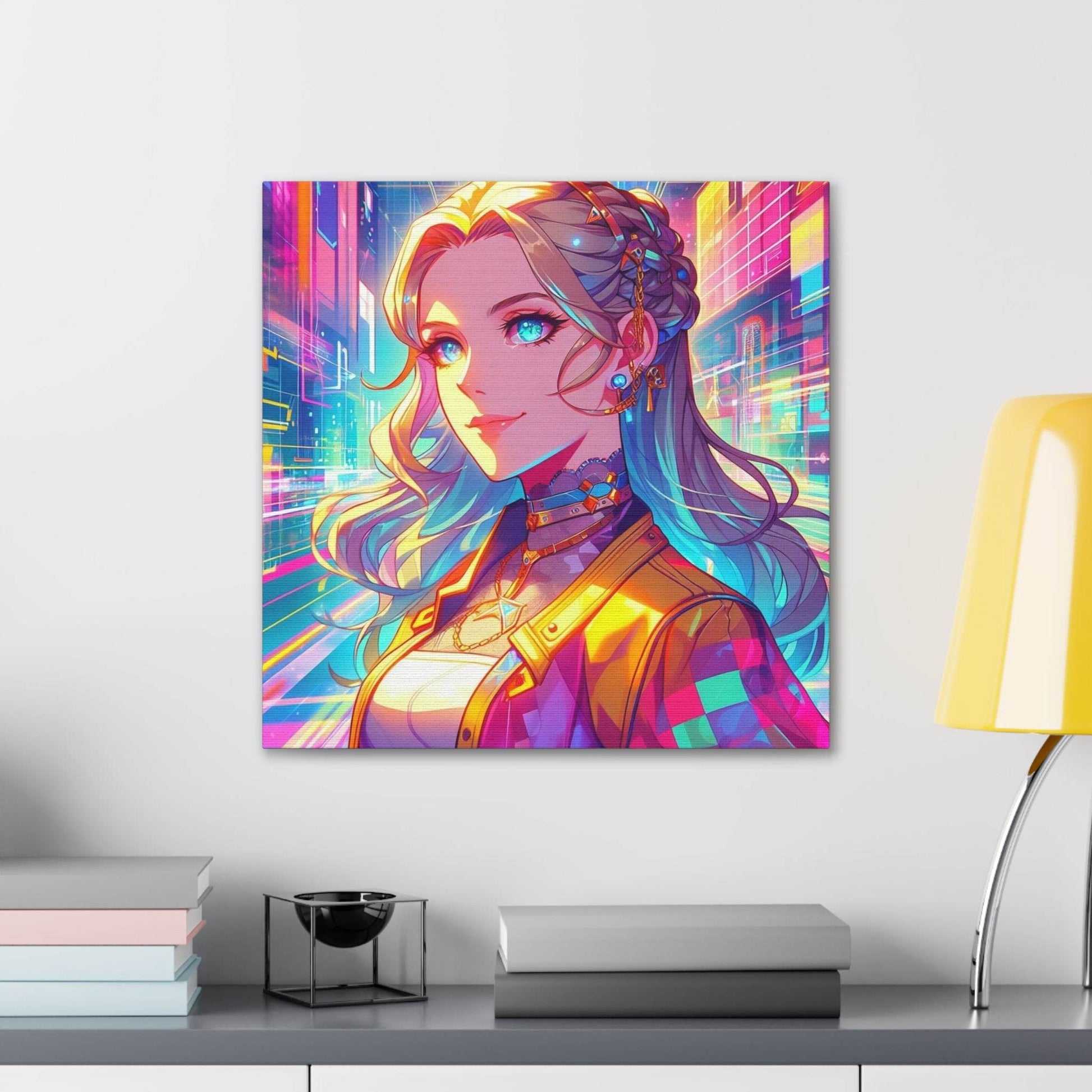 anime art, anime girl poster