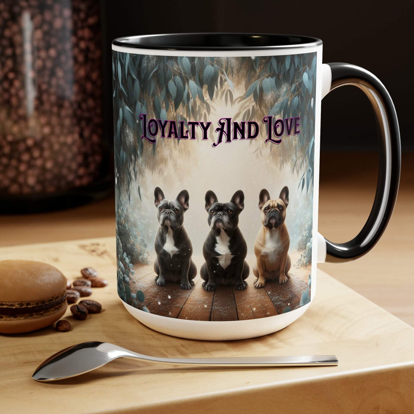 french bulldog mug, frenchie coffee mug