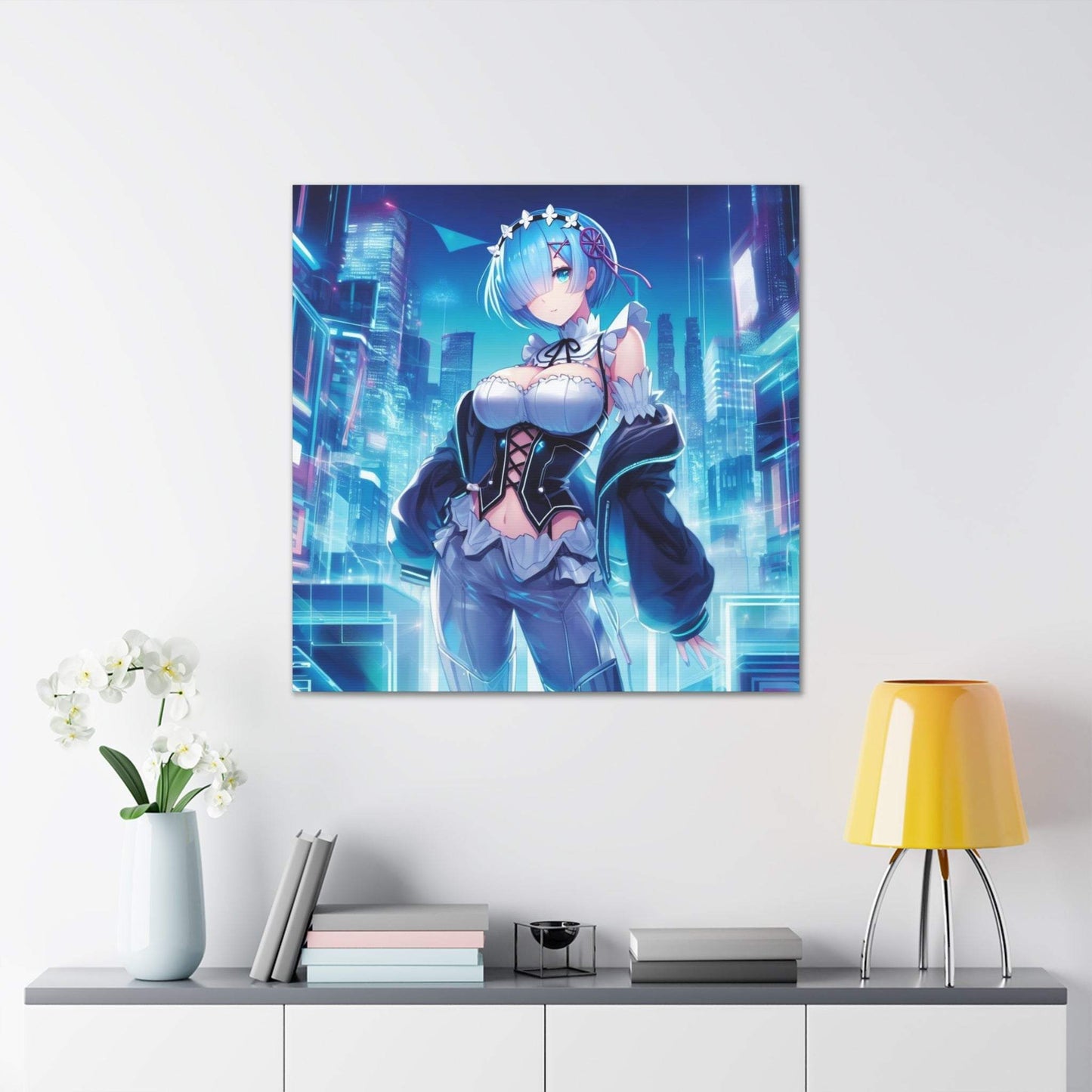 anime art. anime girl poster