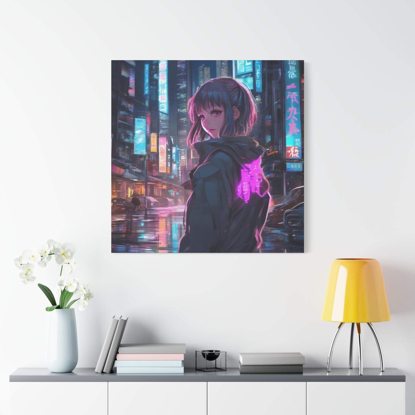 anime art, anime girl poster