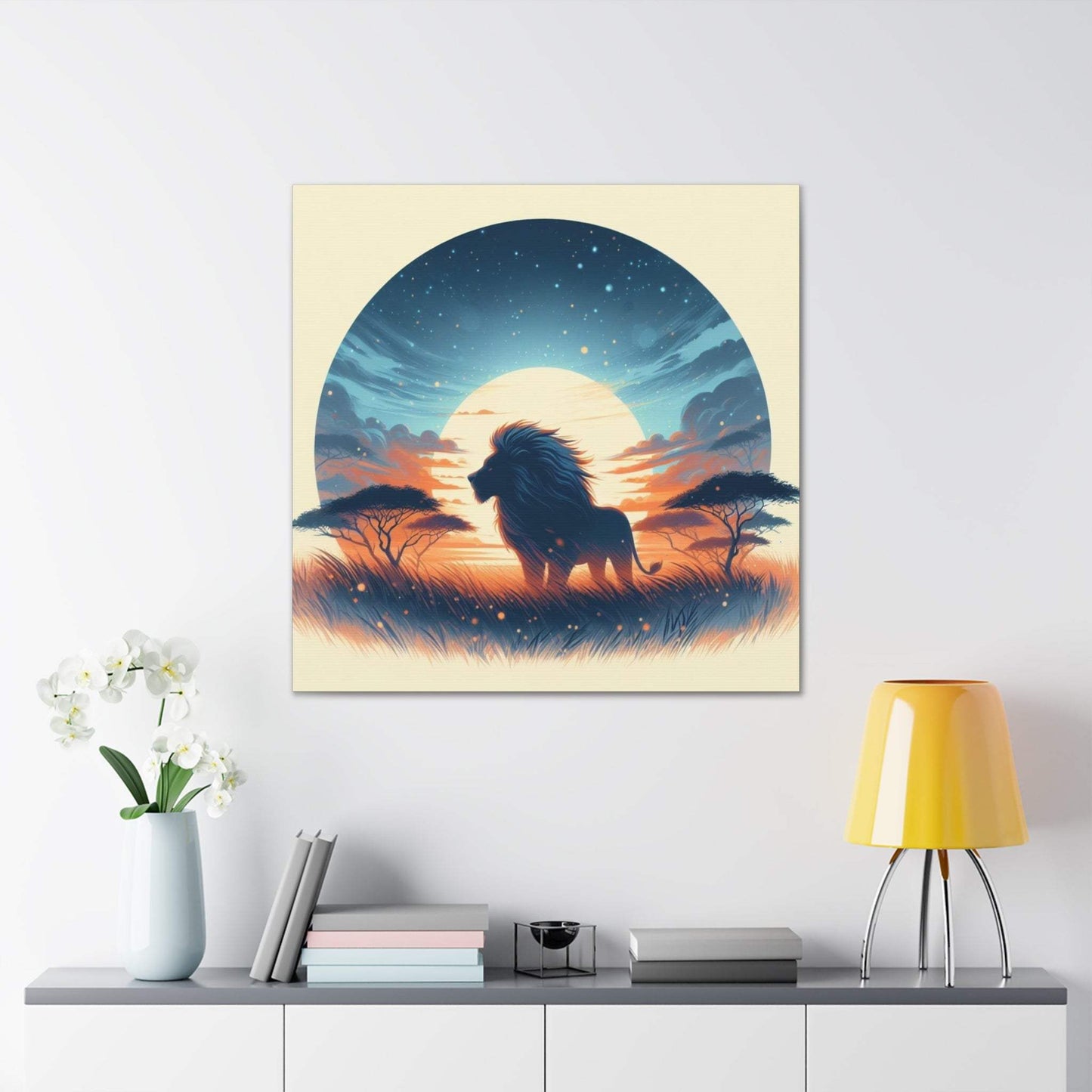 Lion Artwork, Lion wall art canvas