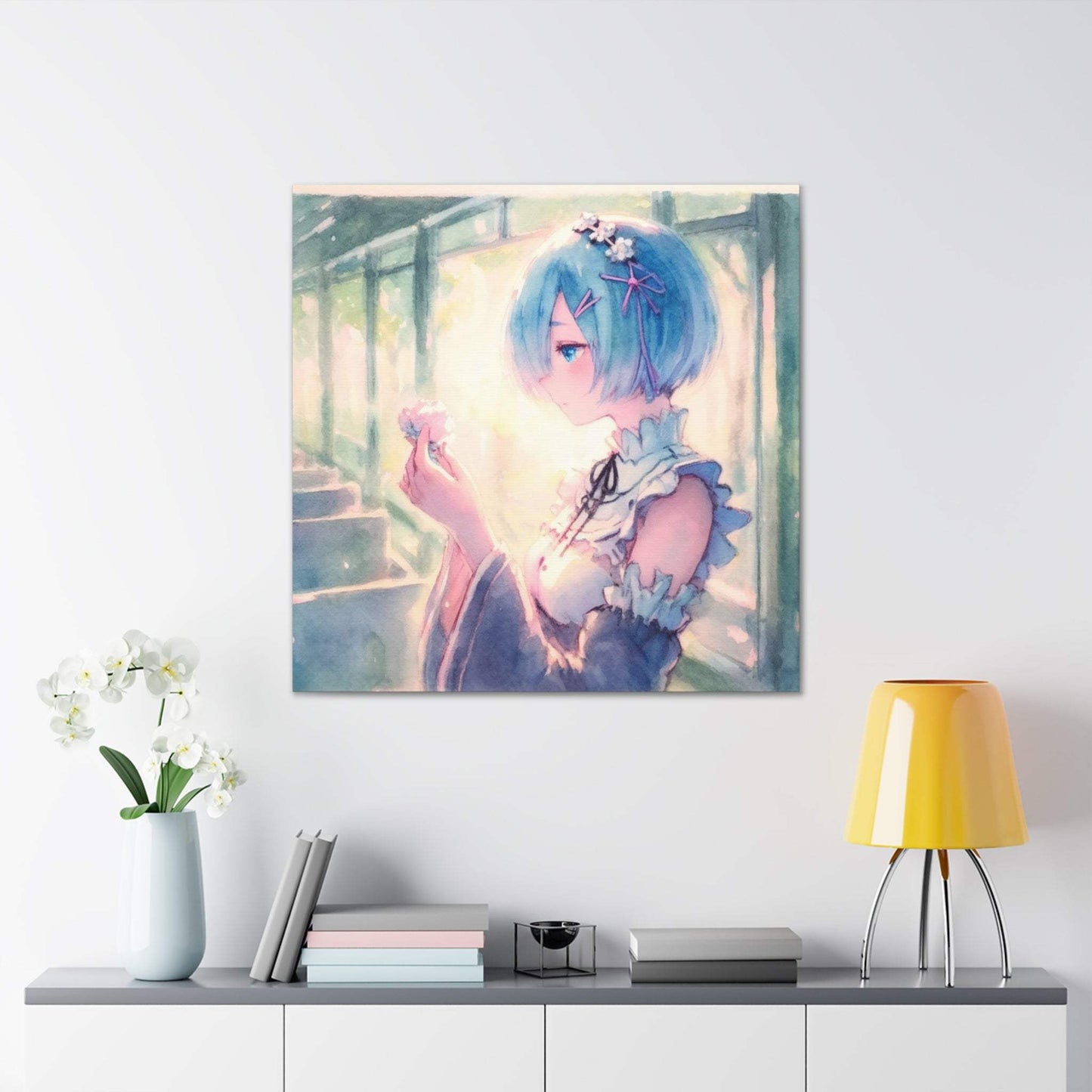 anime art, anime girl poster