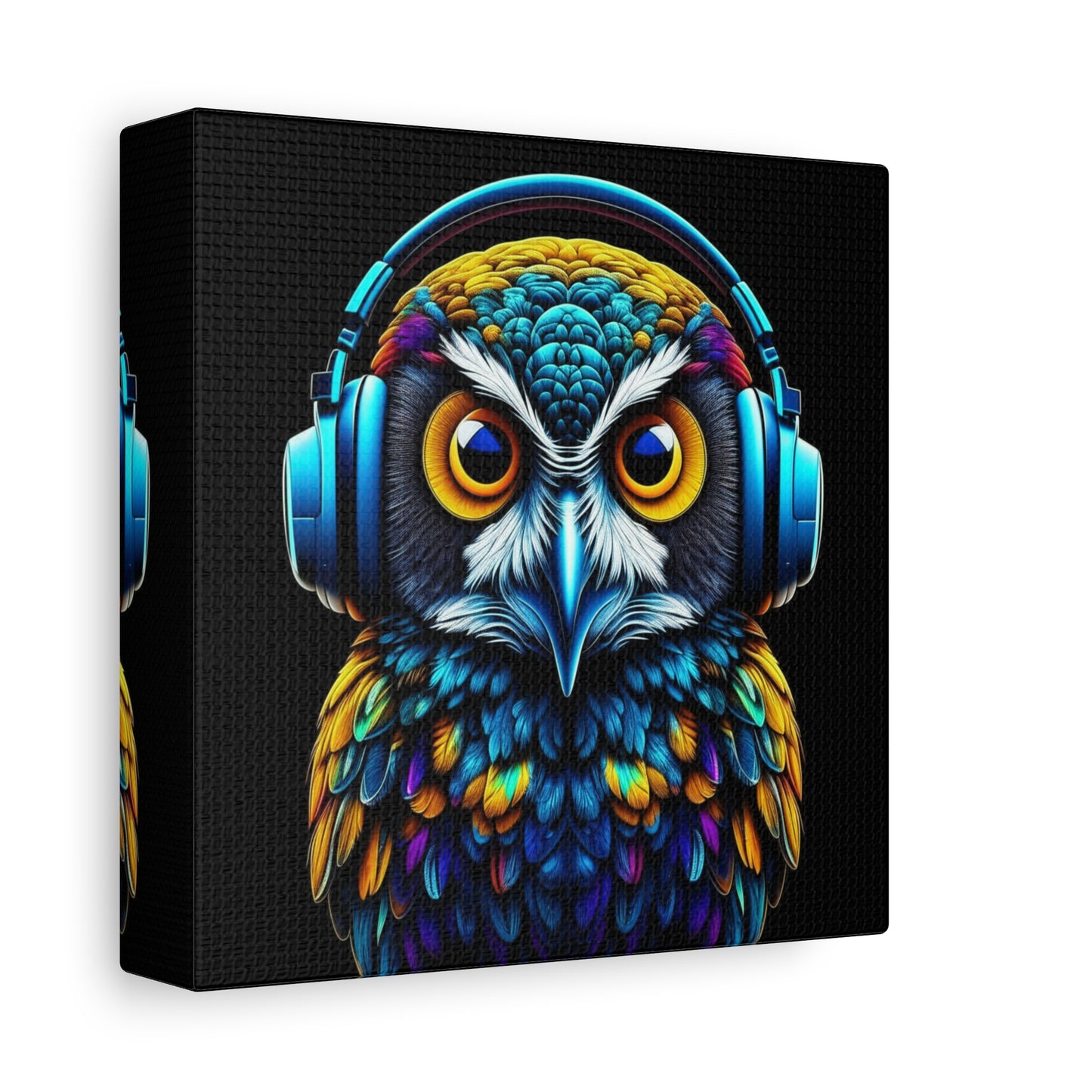 owl canvas wall art, abstract owl canvas, gaming wall art