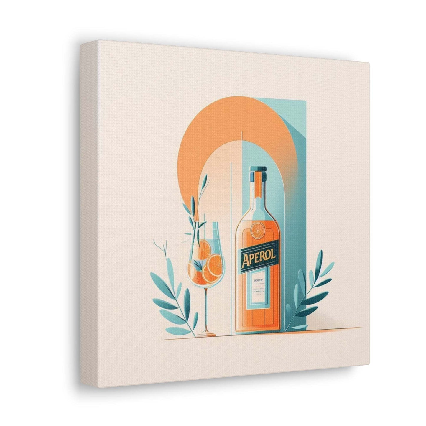 aperol spritz poster, cocktail poster, bar cart decor