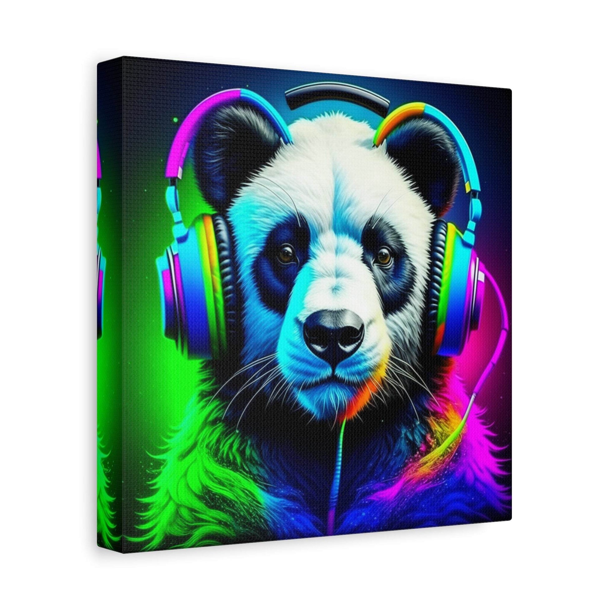 panda canvas, gaming wall art, panda print