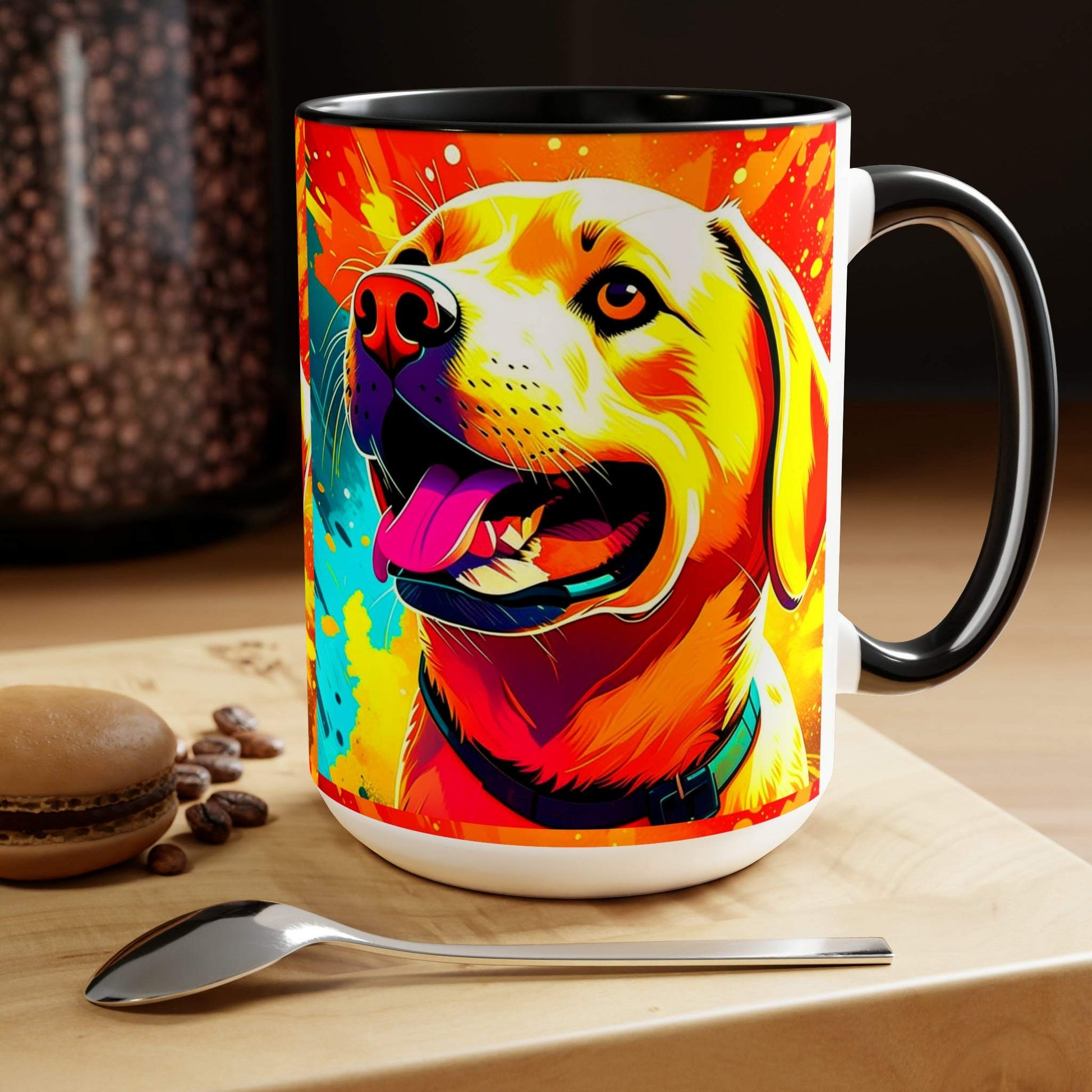 labrador mug, gaming mug