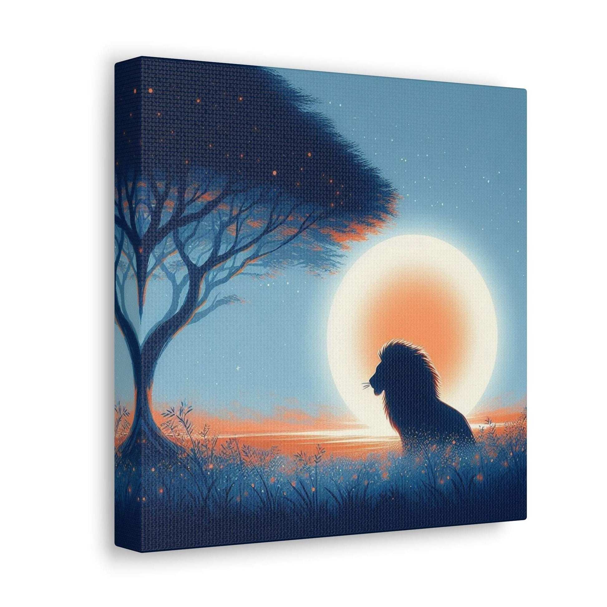 Lion Artwork, Lion wall art canvas