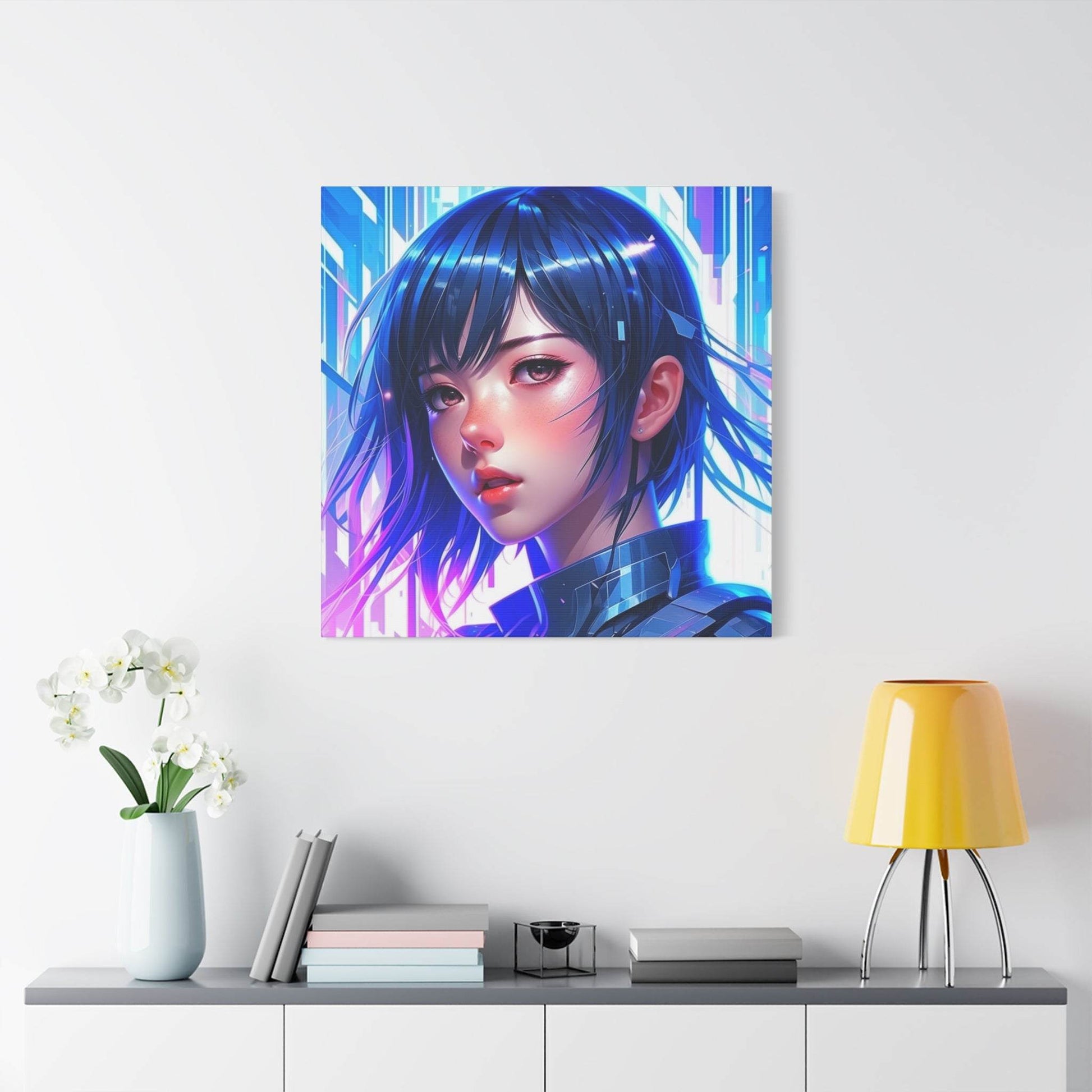 anime art. anime girl poster