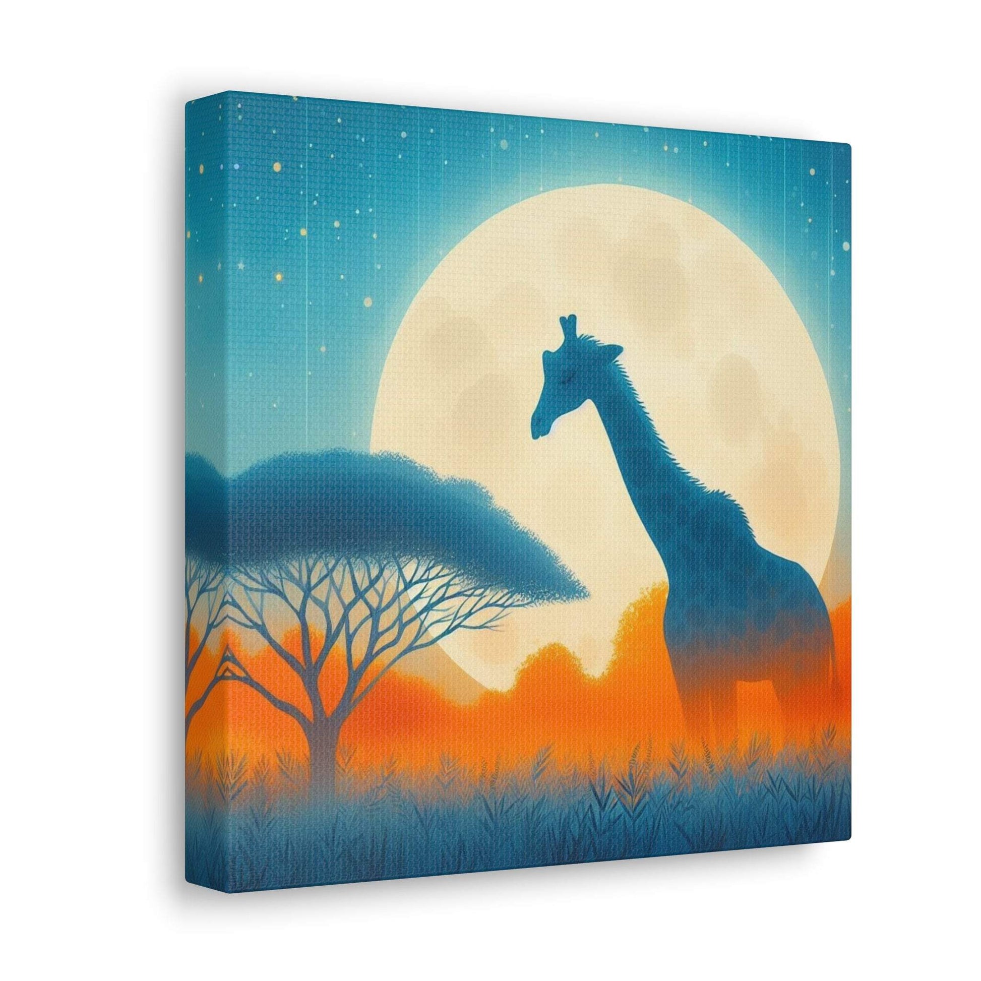 giraffe artwork, giraffe wall art canvas