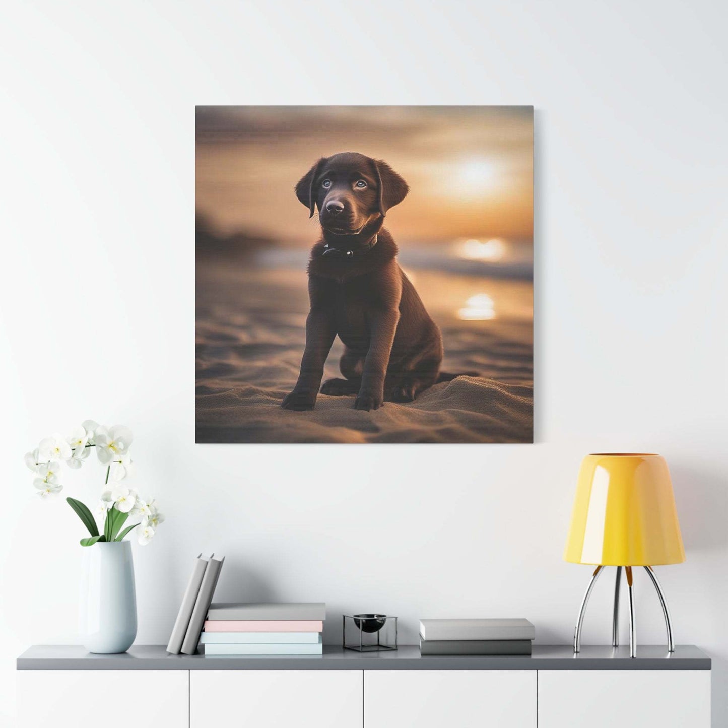 labrador print, labrador puppy