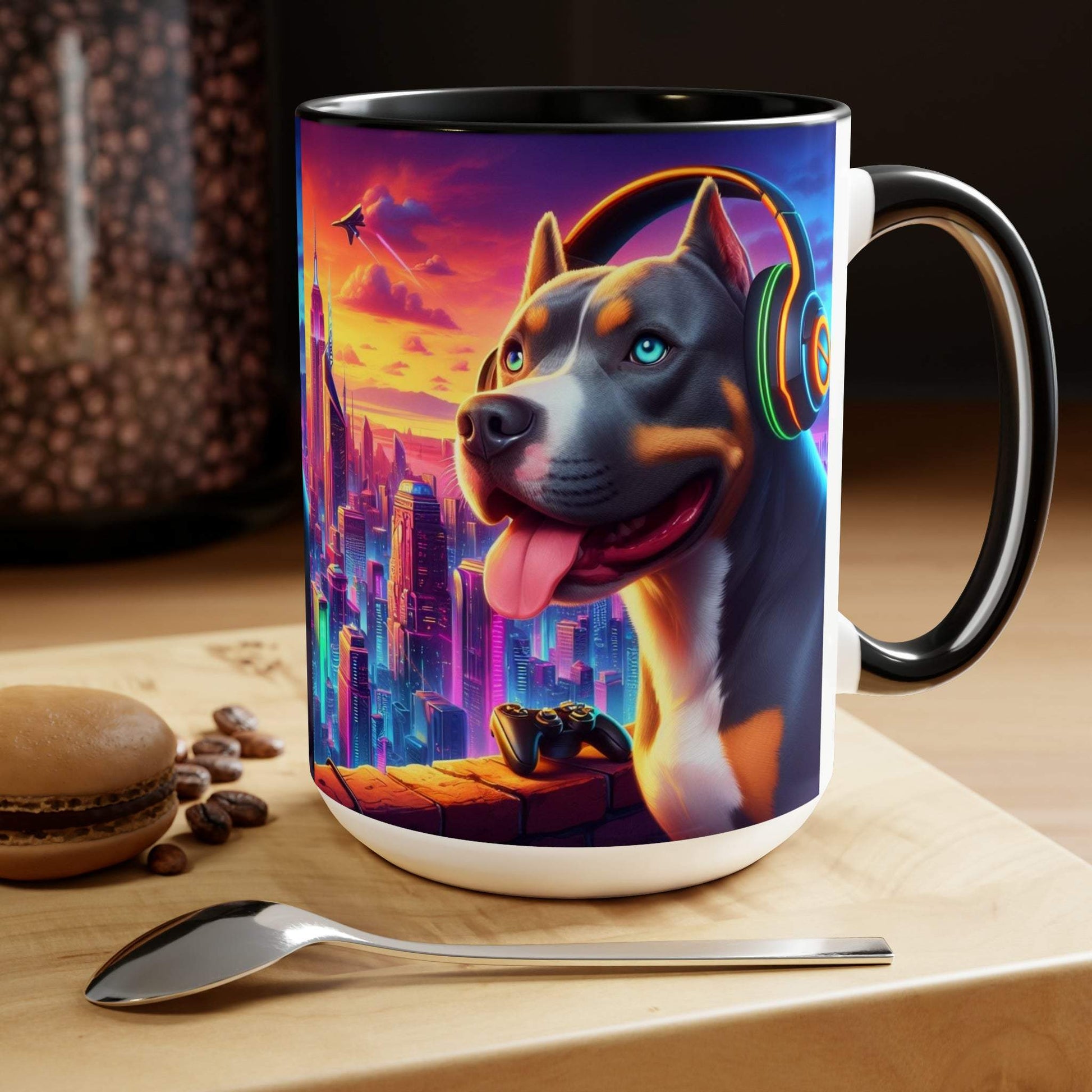 pitbull mug, gaming mug