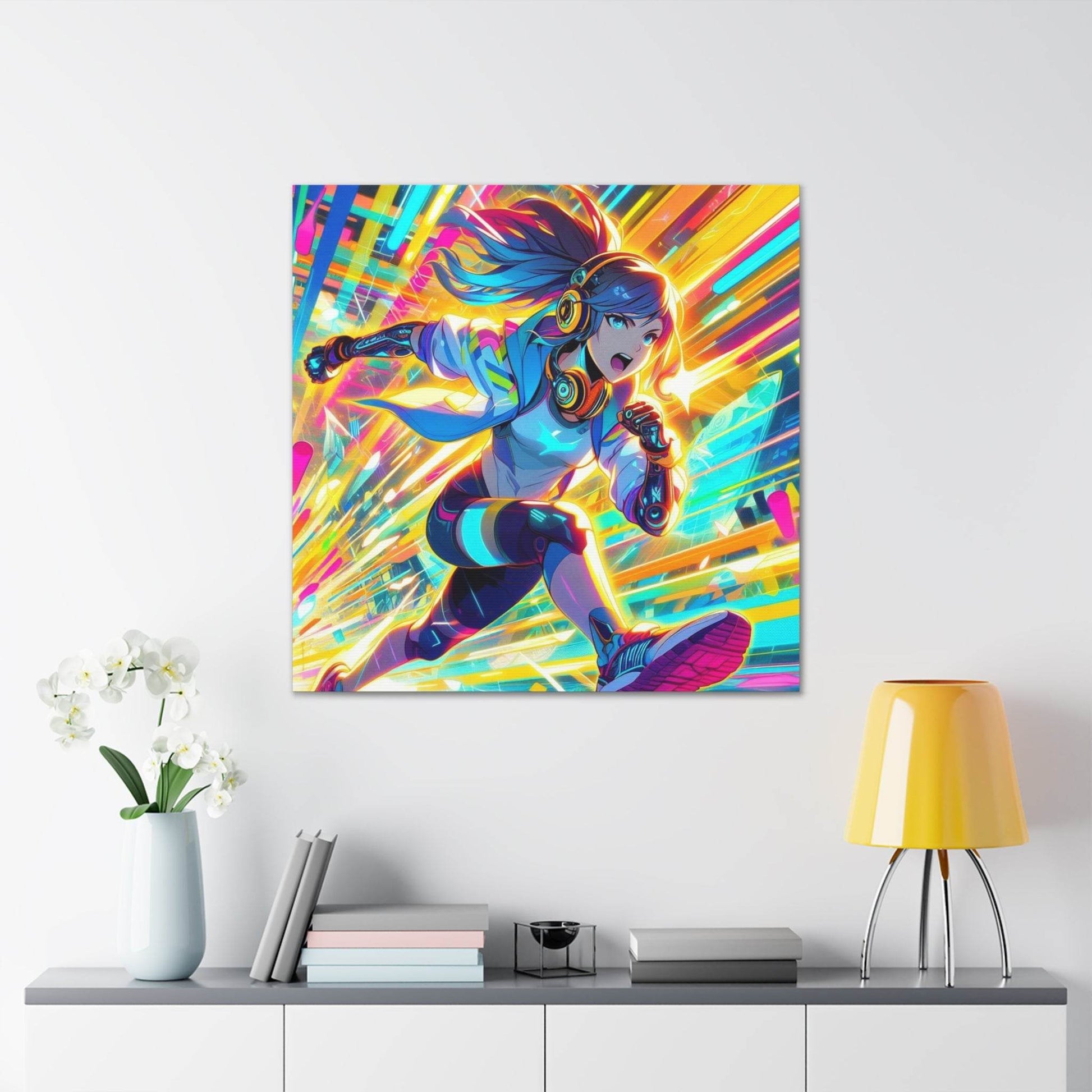 anime art, anime girl poster