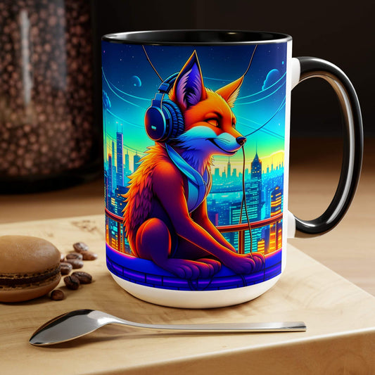 fox mug, gaming mug