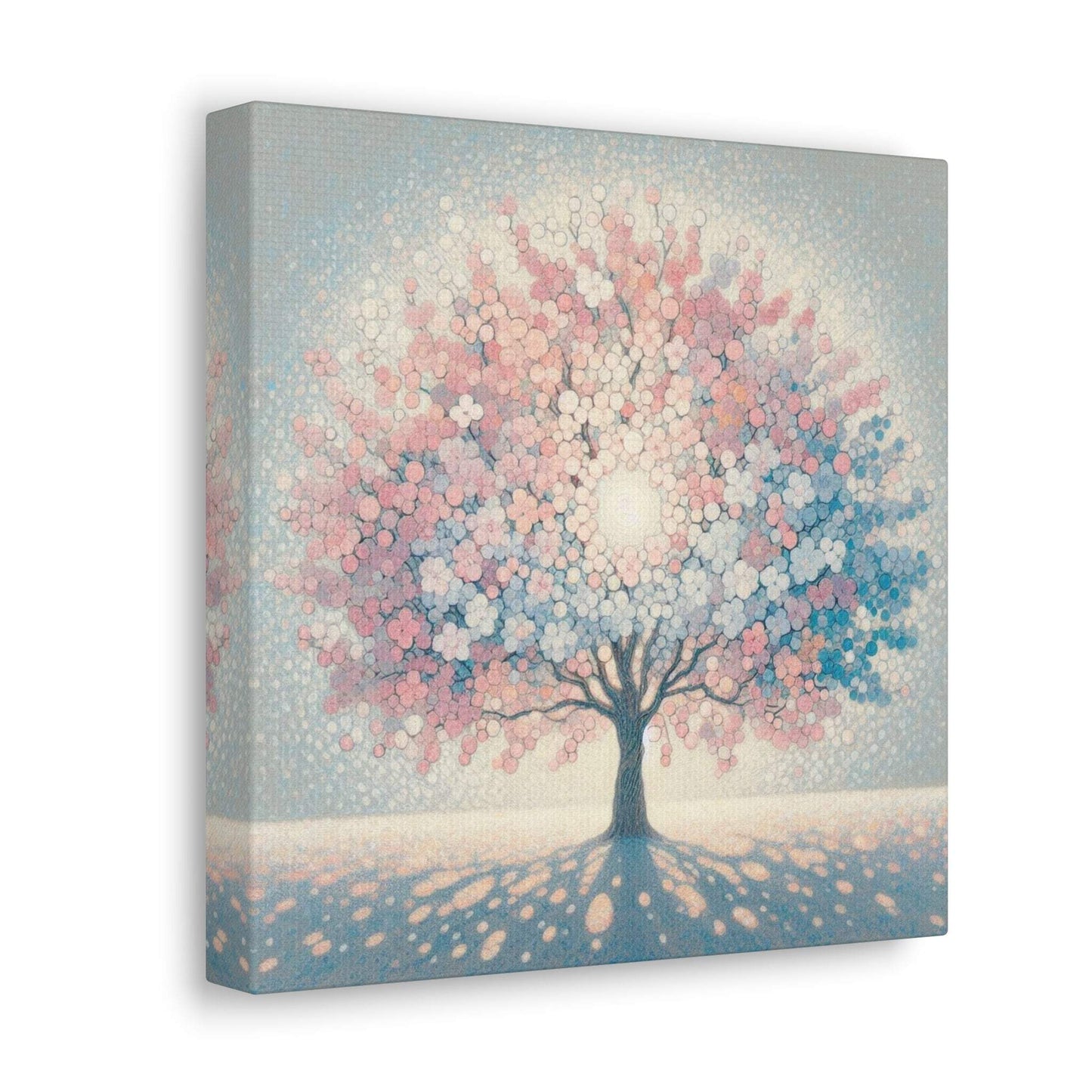 blossom artwork, cherry blossom wall art, blossom canvas