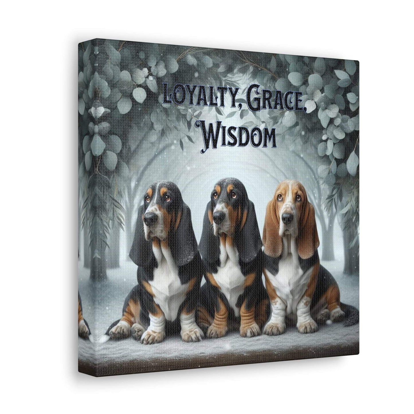 basset hound art, basset hound artwork