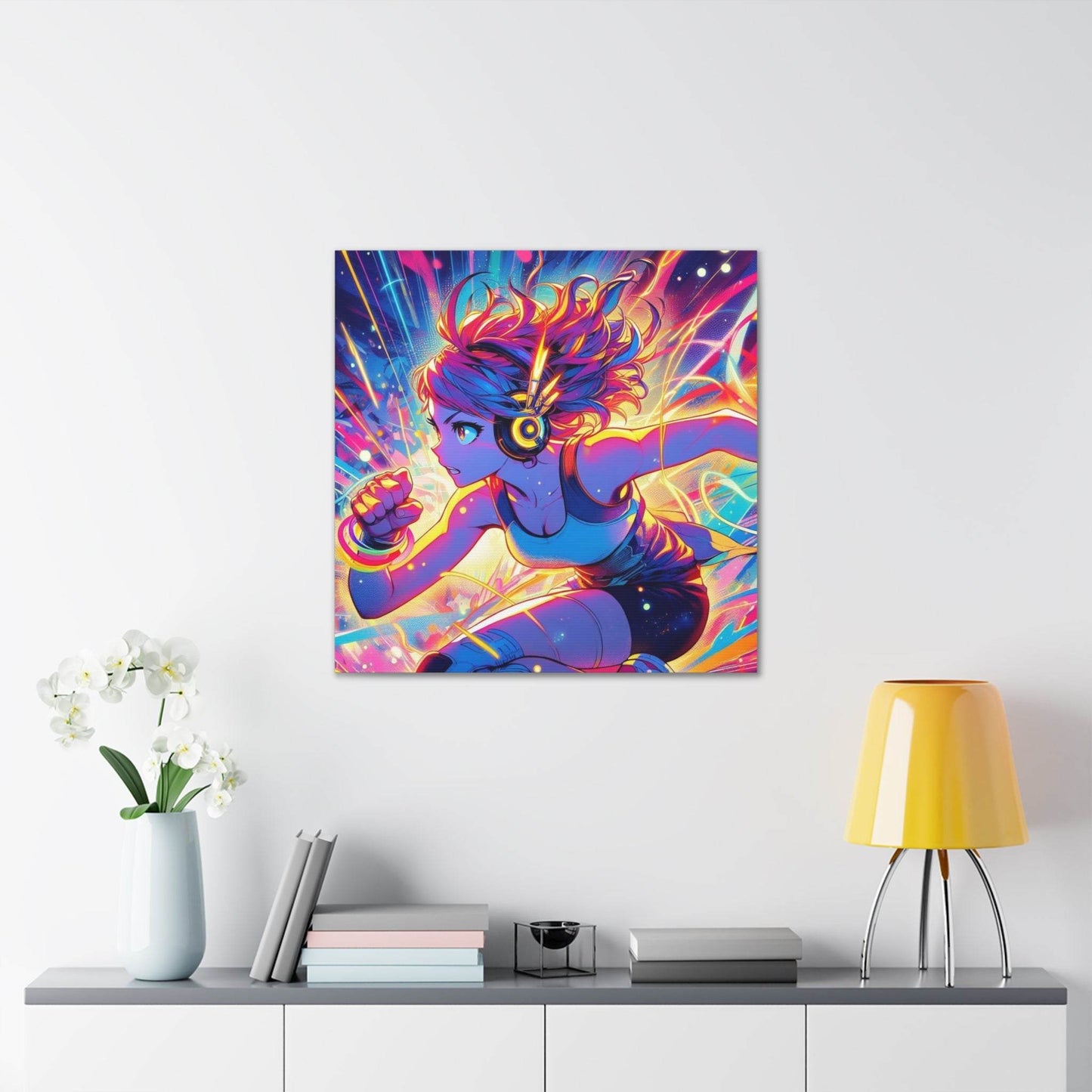 anime art, anime girl poster