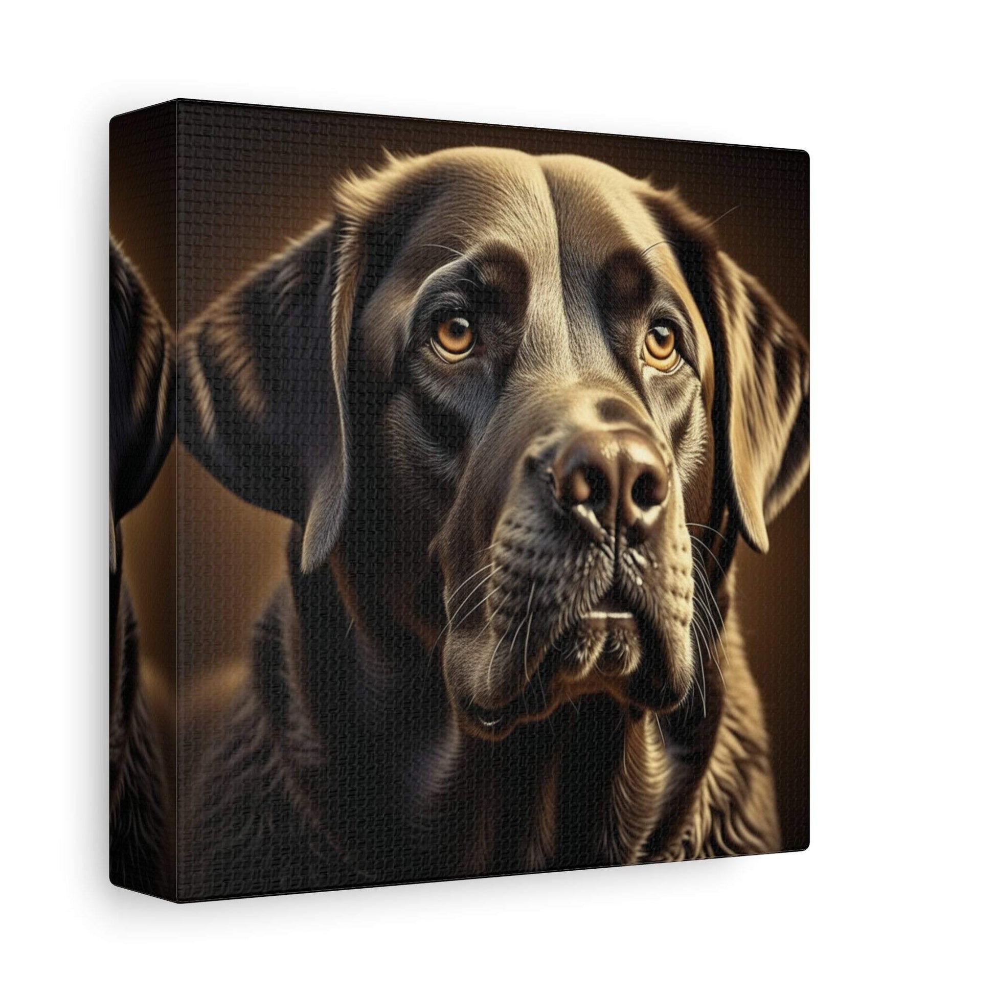 labrador print, black labrador art