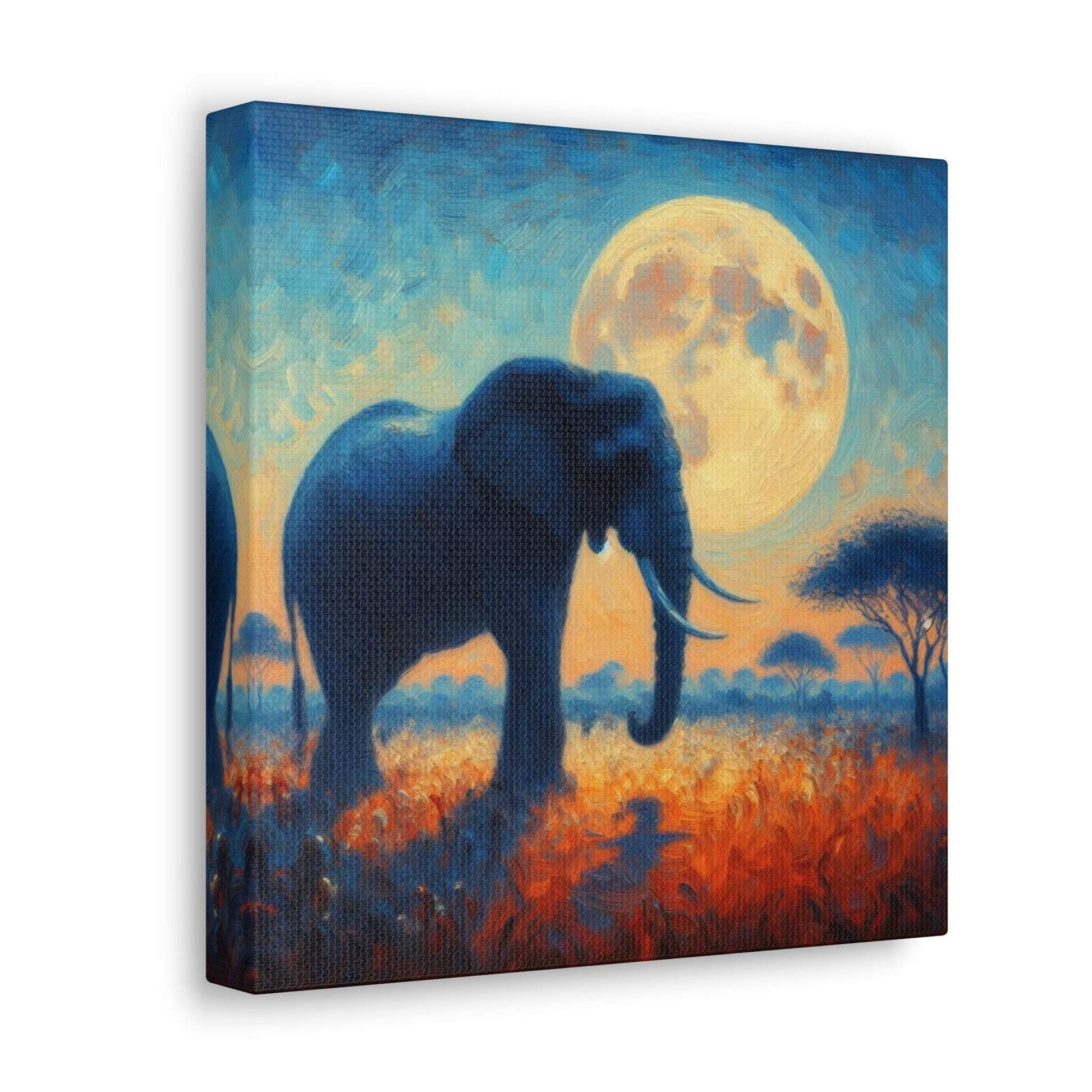 elephant artwork, elephant canvas art