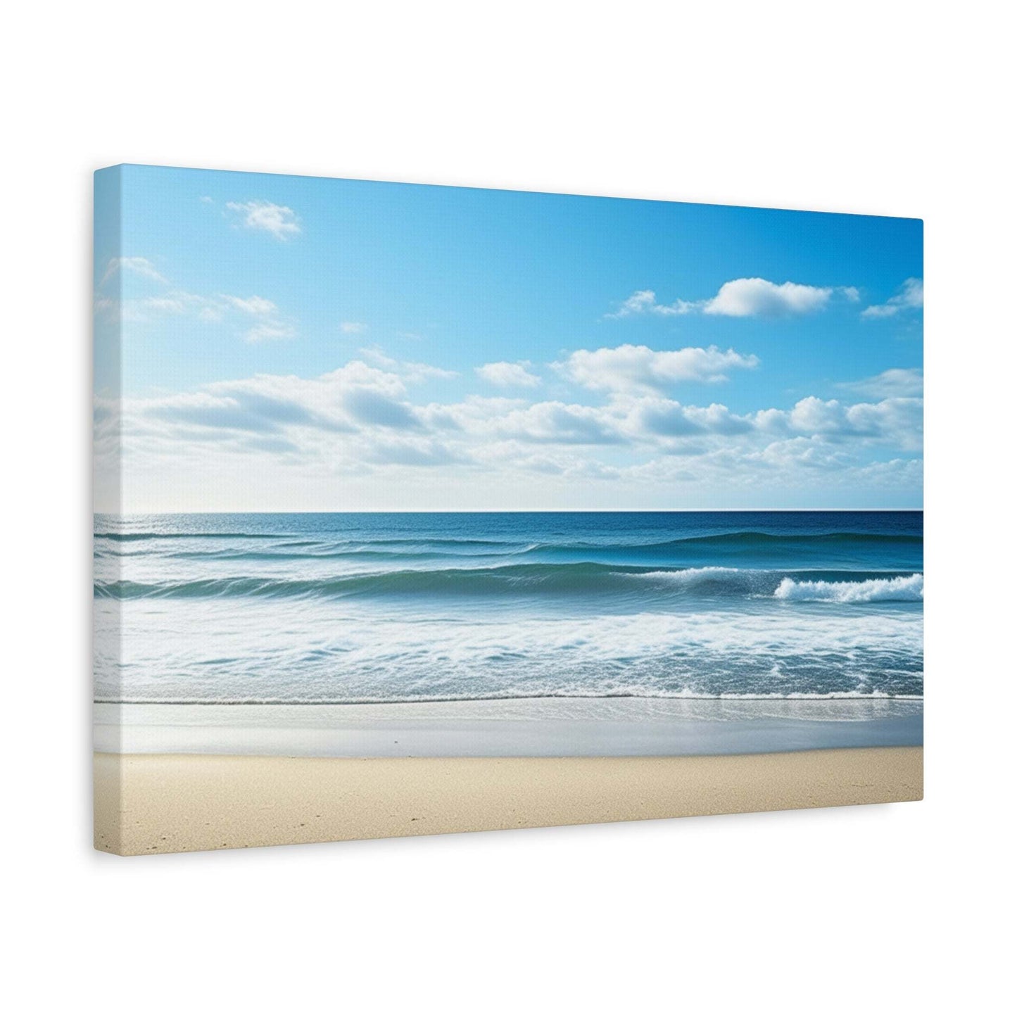 ocean canvas, beach print