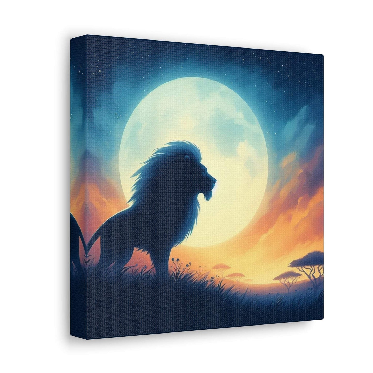 Lion Artwork, Lion wall art canvas