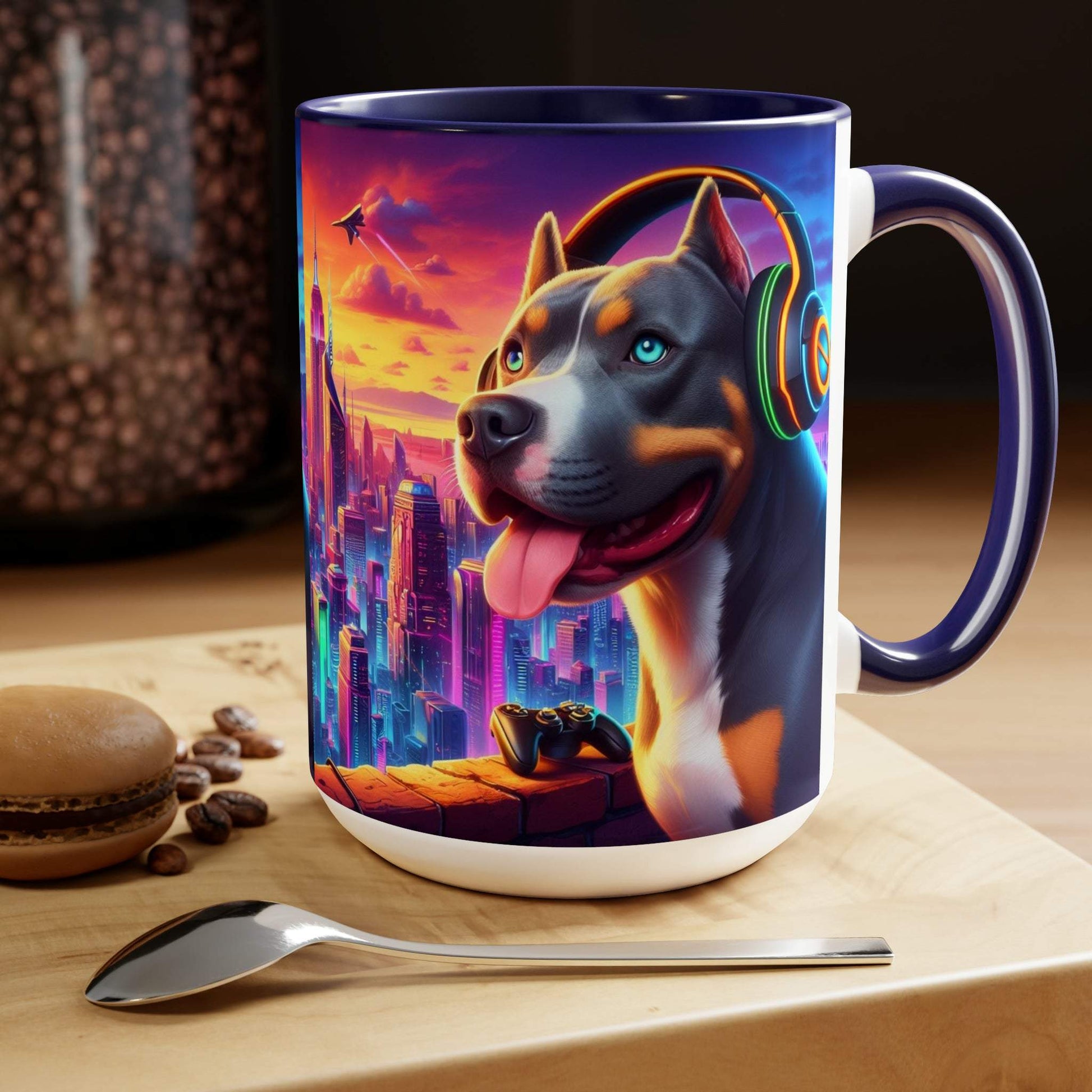 pitbull mug, gaming mug