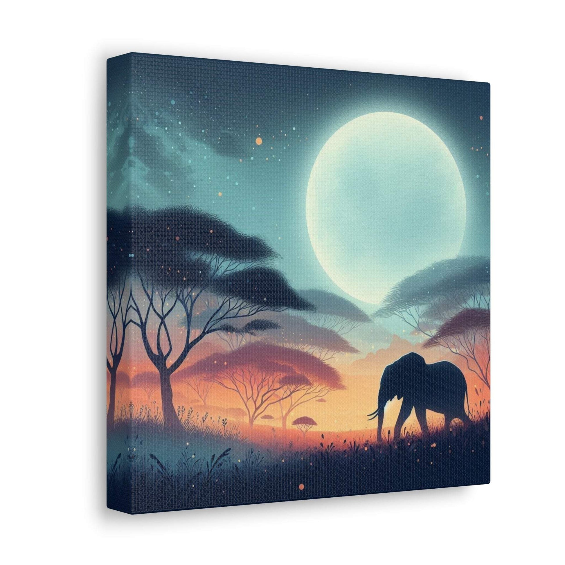 elephant artwork, elephant canvas art