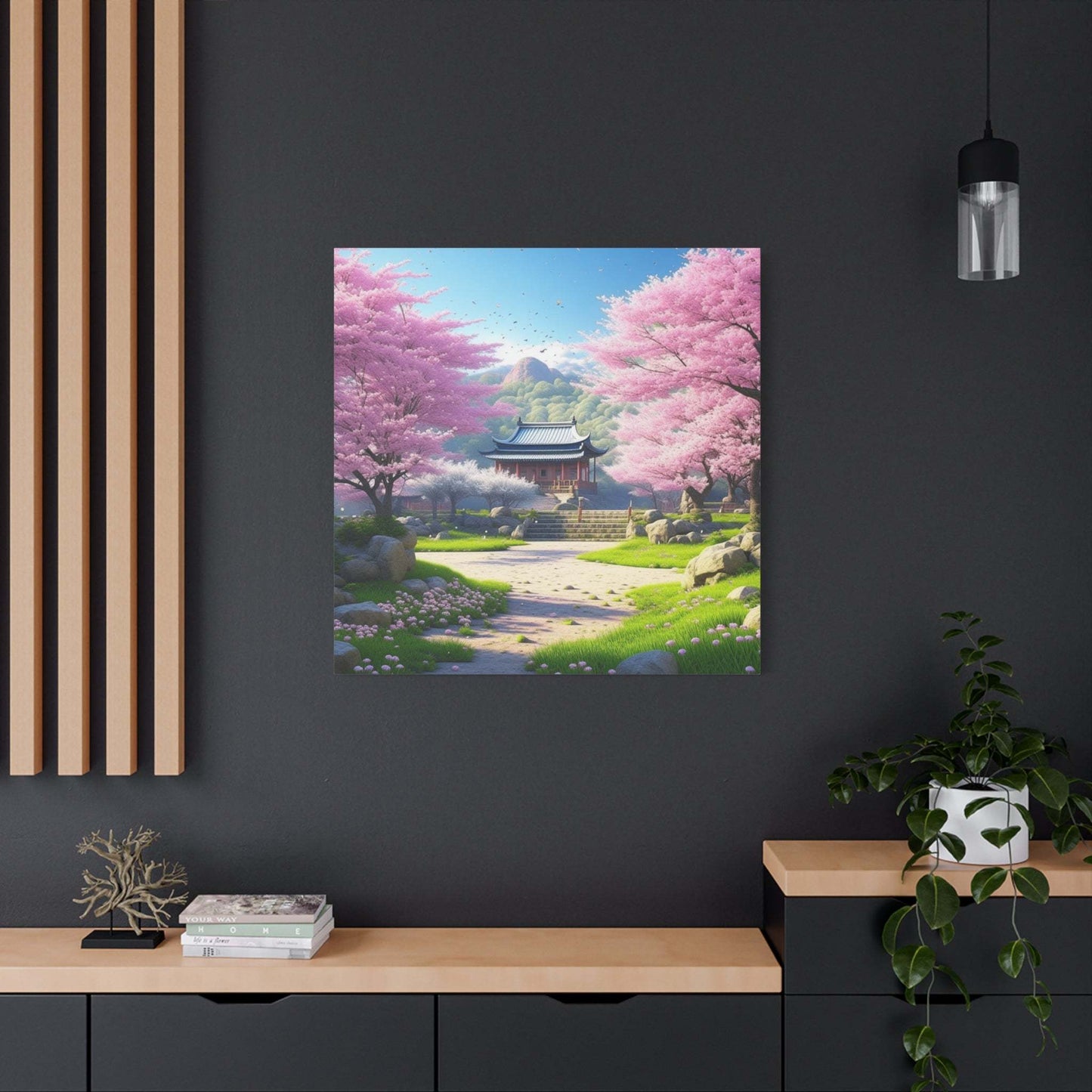 landscape wall art, japan wall art, anime artwork