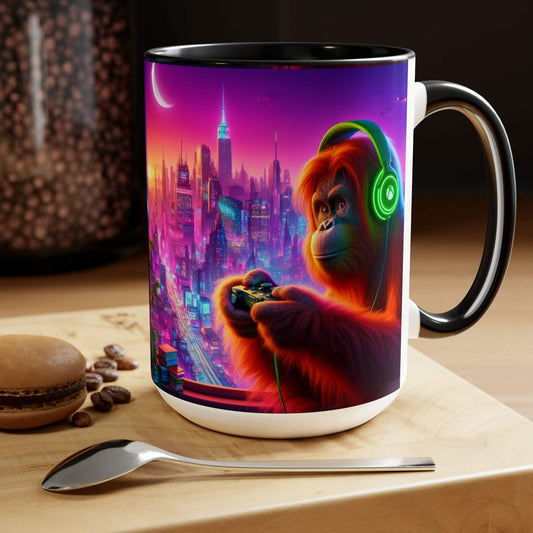 monkey mug, gaming mug