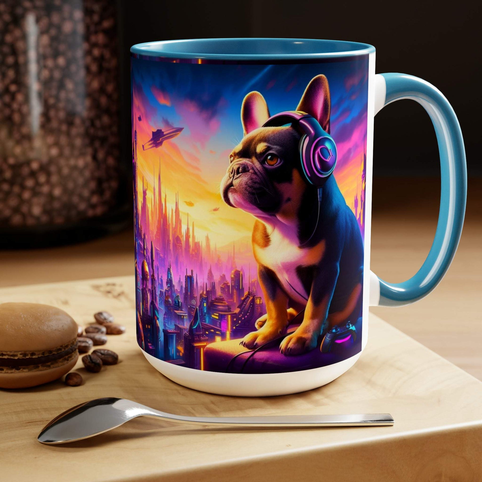 french bulldog mug, gaming mug