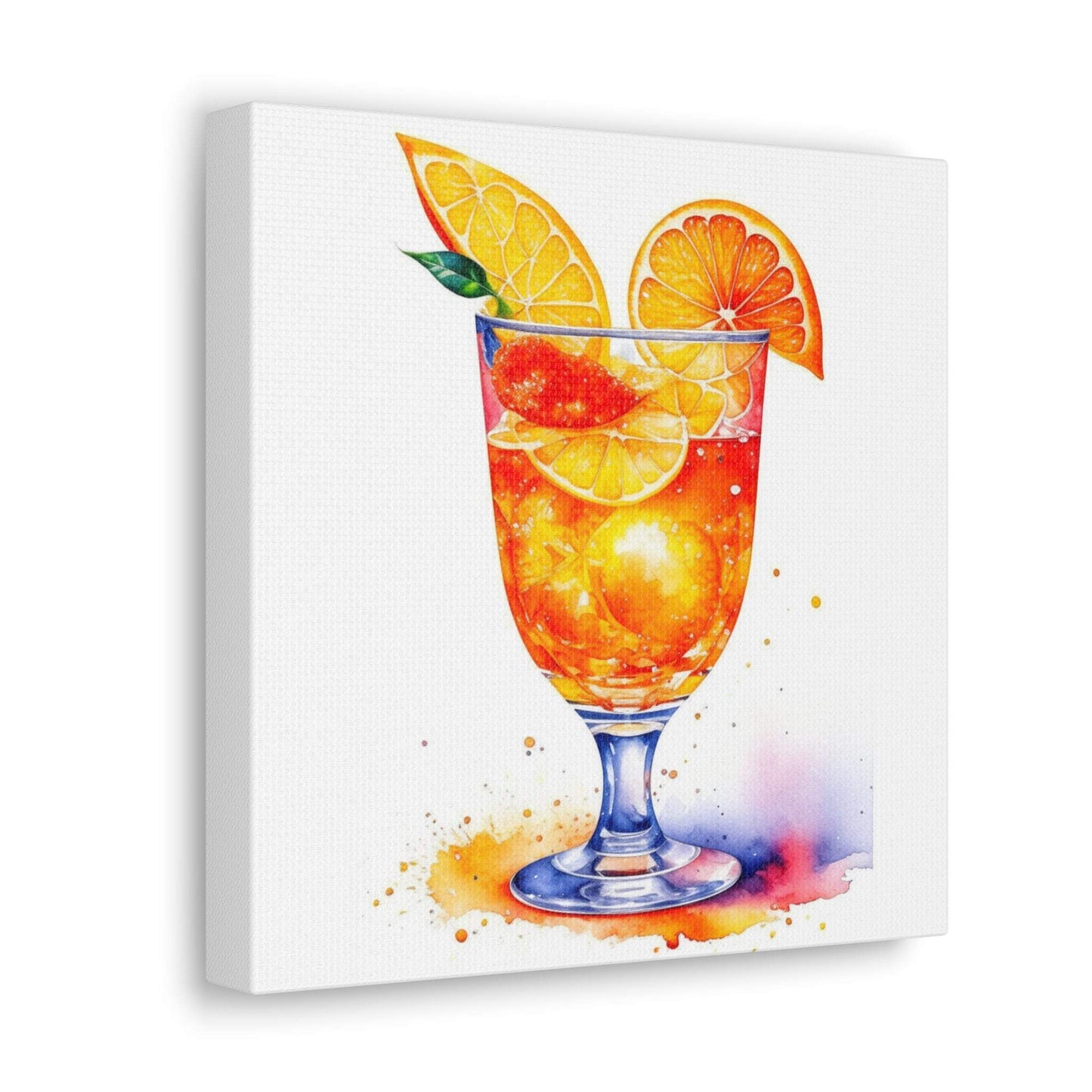 aperol spritz poster, cocktail poster, bar cart decor