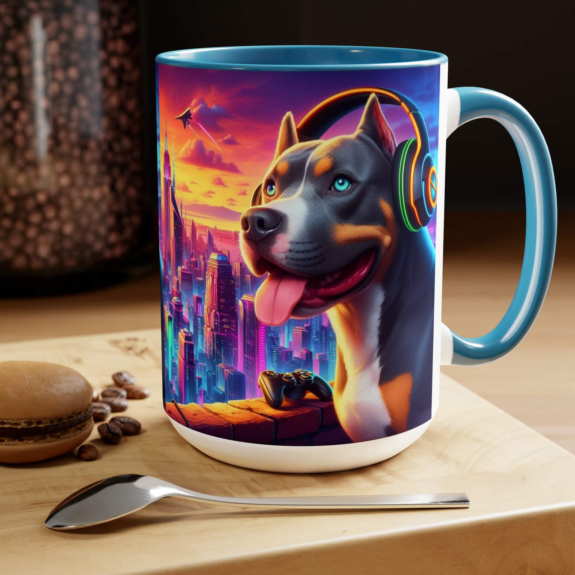 pitbull mug, gaming mug