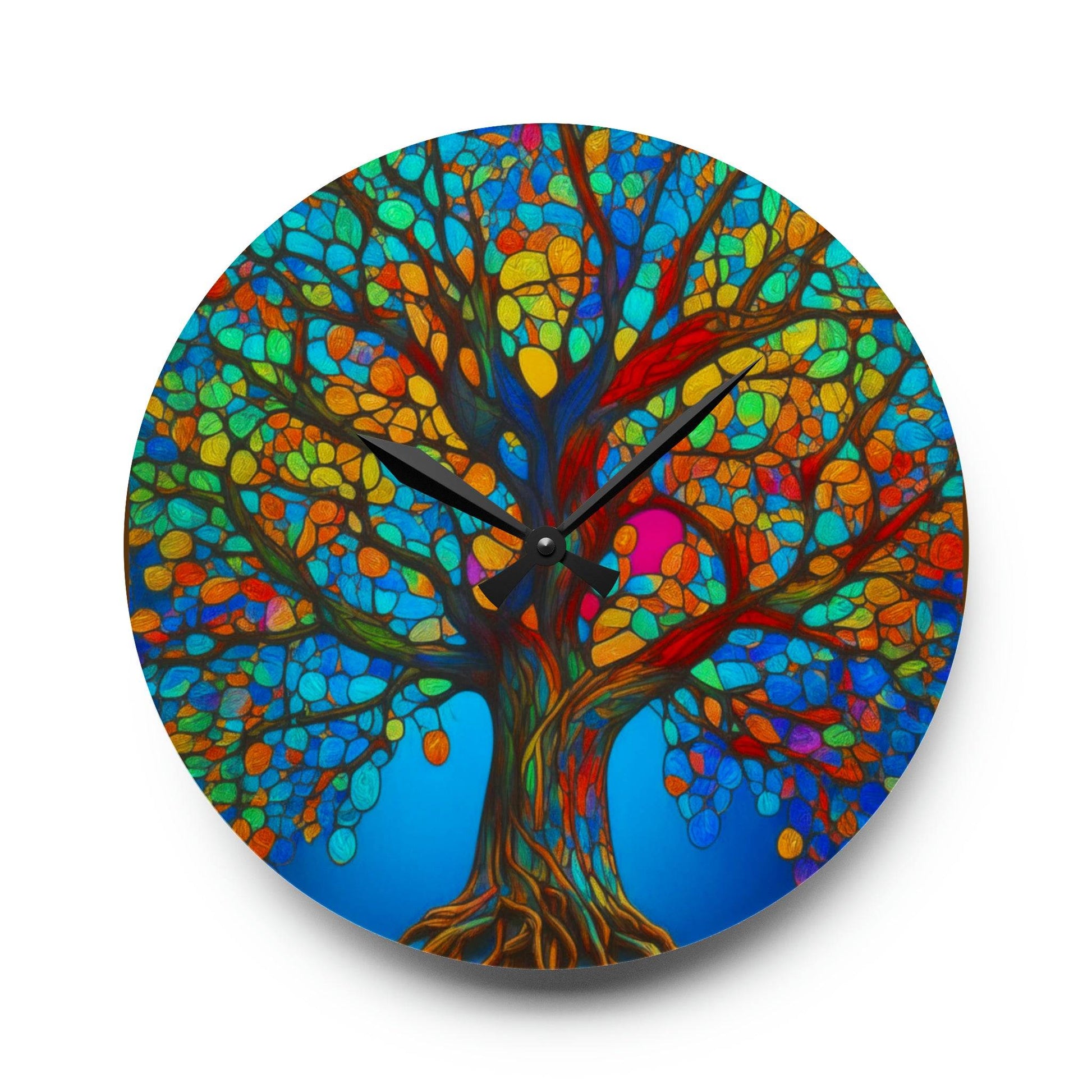 unique wall clock, treeof life clock