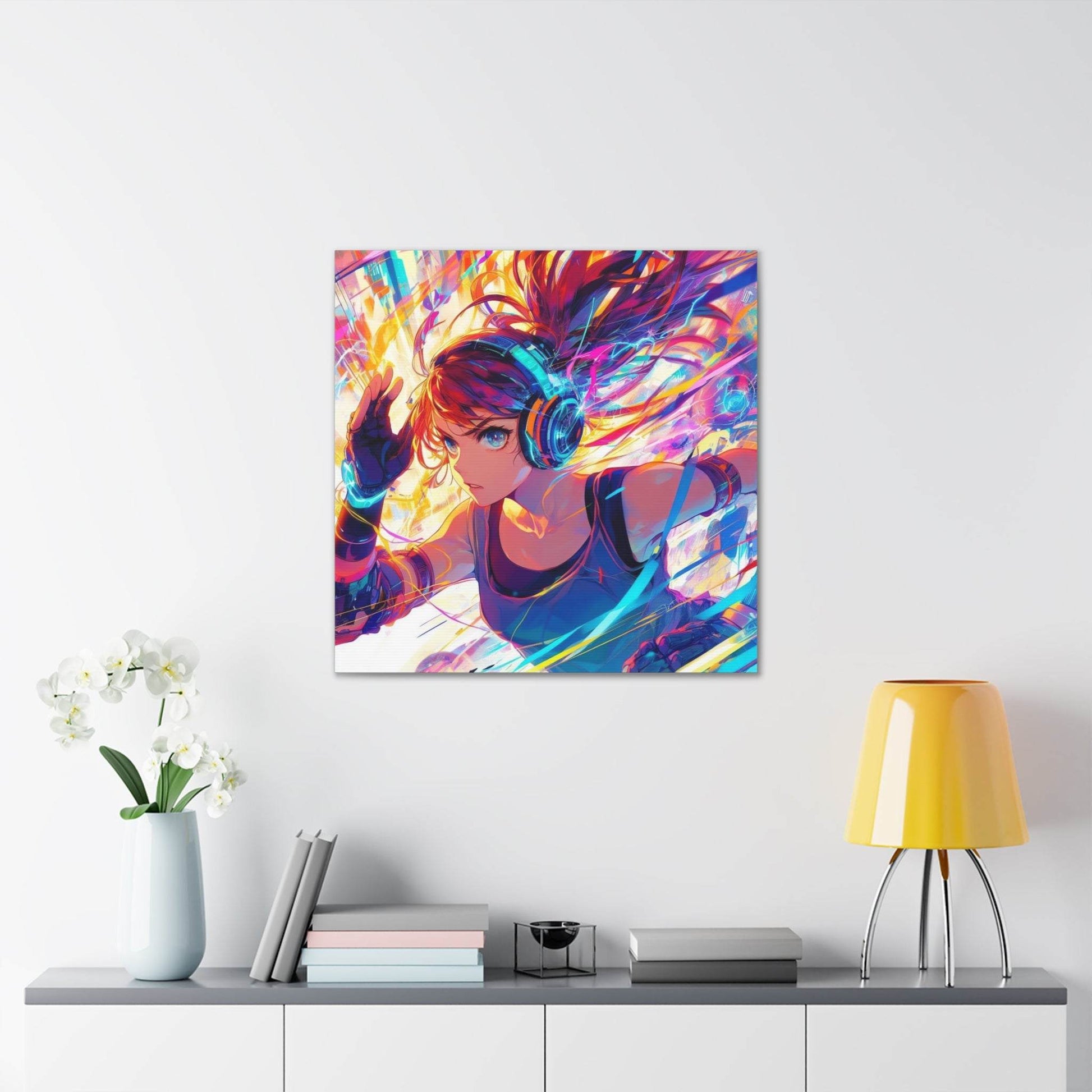 anime art, anime girl poster