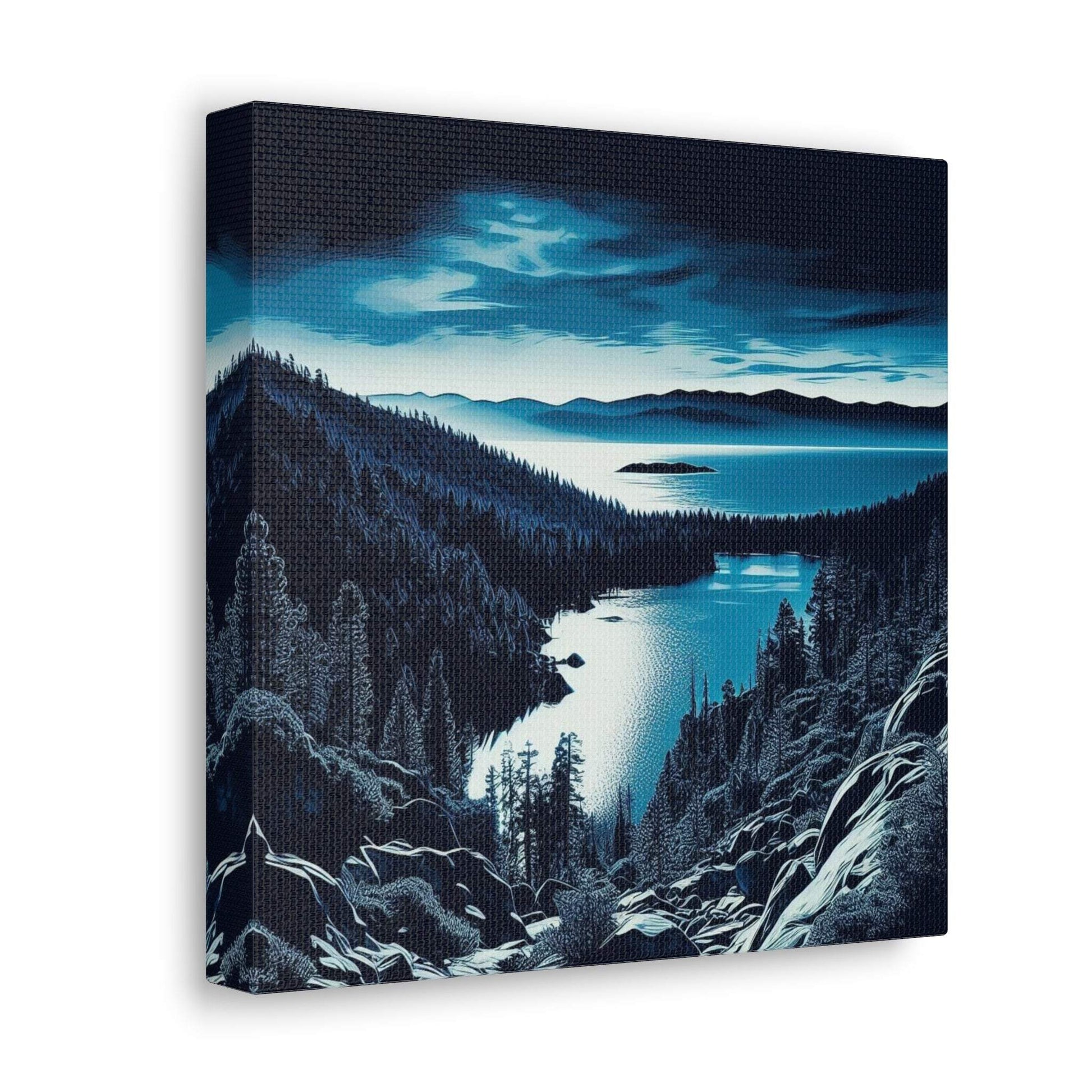lake tahoe wall art, landscape print