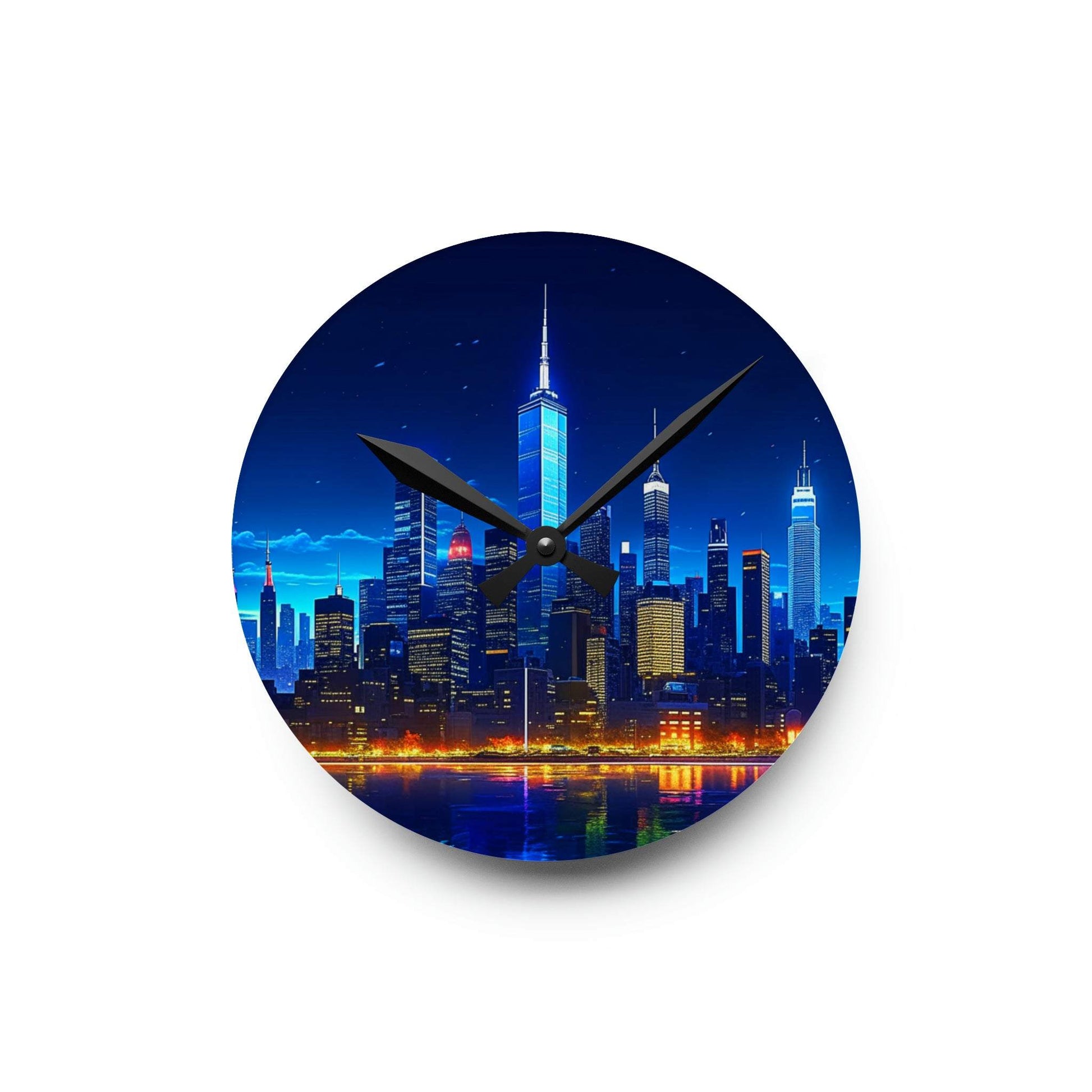 unique wall clock, new york clock