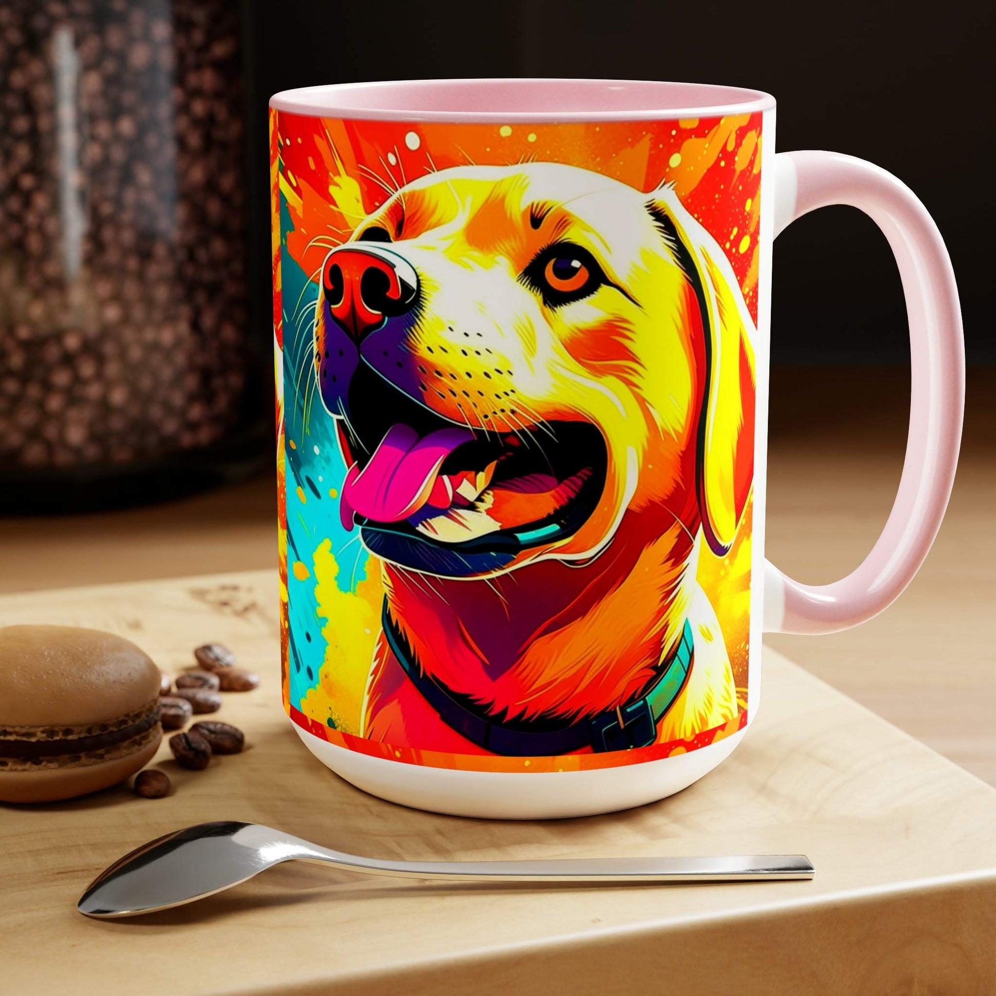 labrador mug, gaming mug