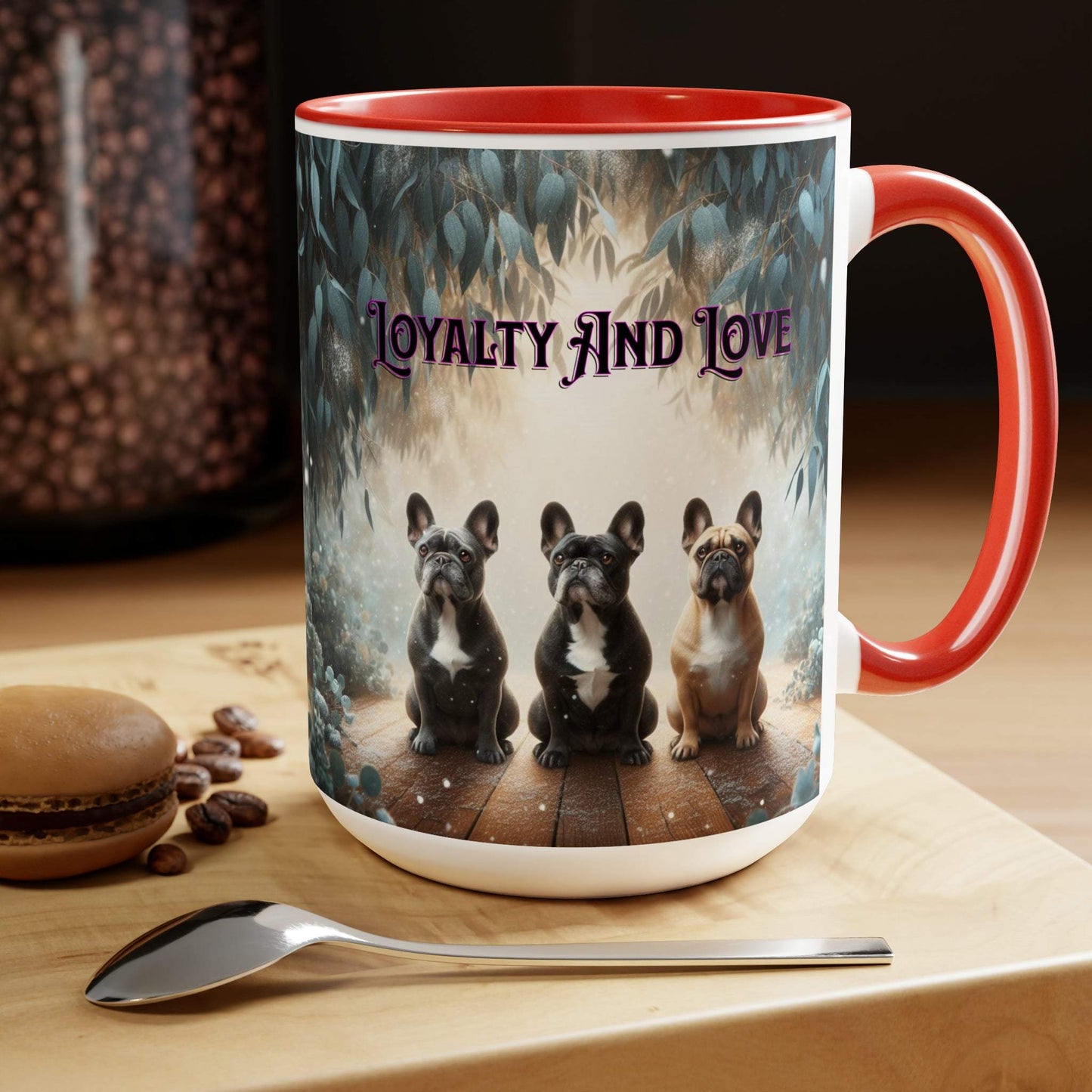 french bulldog mug, frenchie coffee mug