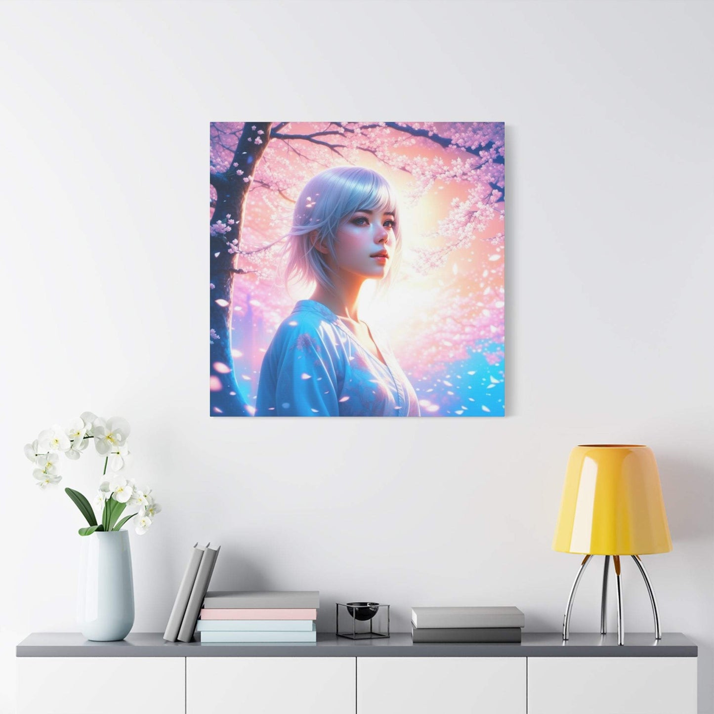 anime art, anime girl poster