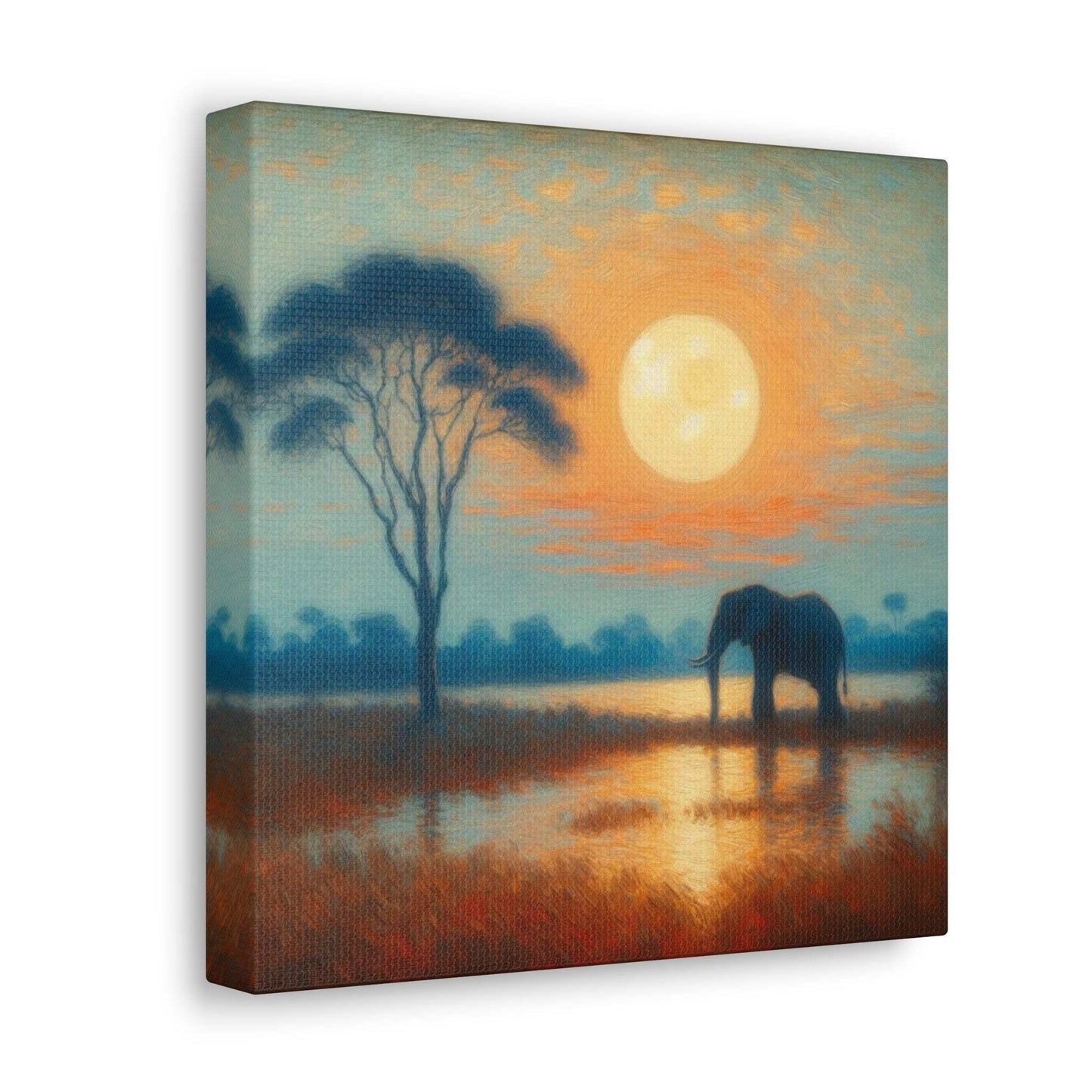 elephant artwork, elephant canvas art