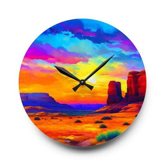 unique wall clock, arches wall clock